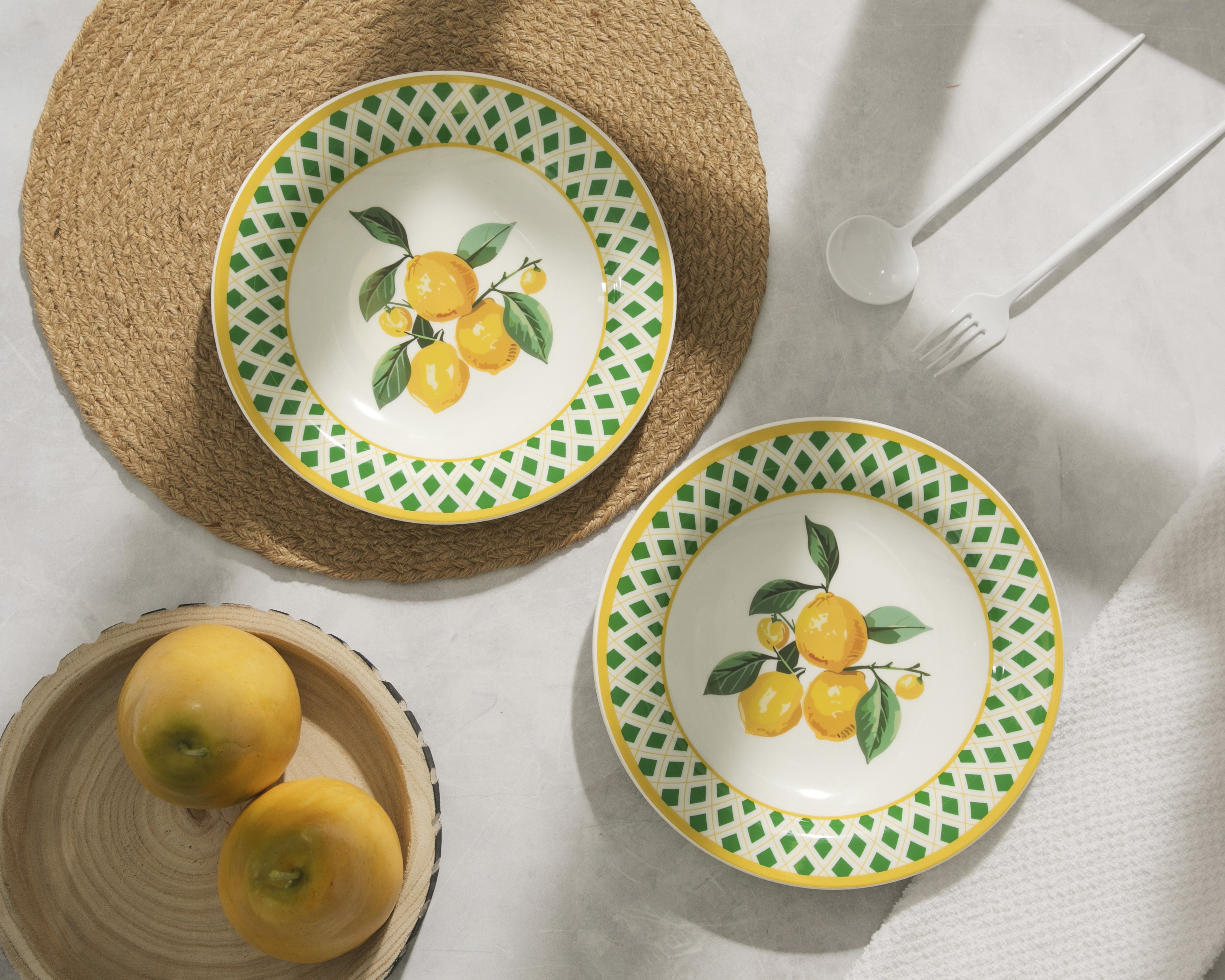 Foto 4 | Foto 4 | Plato Plano de Plástico Multicolor 4 Piezas