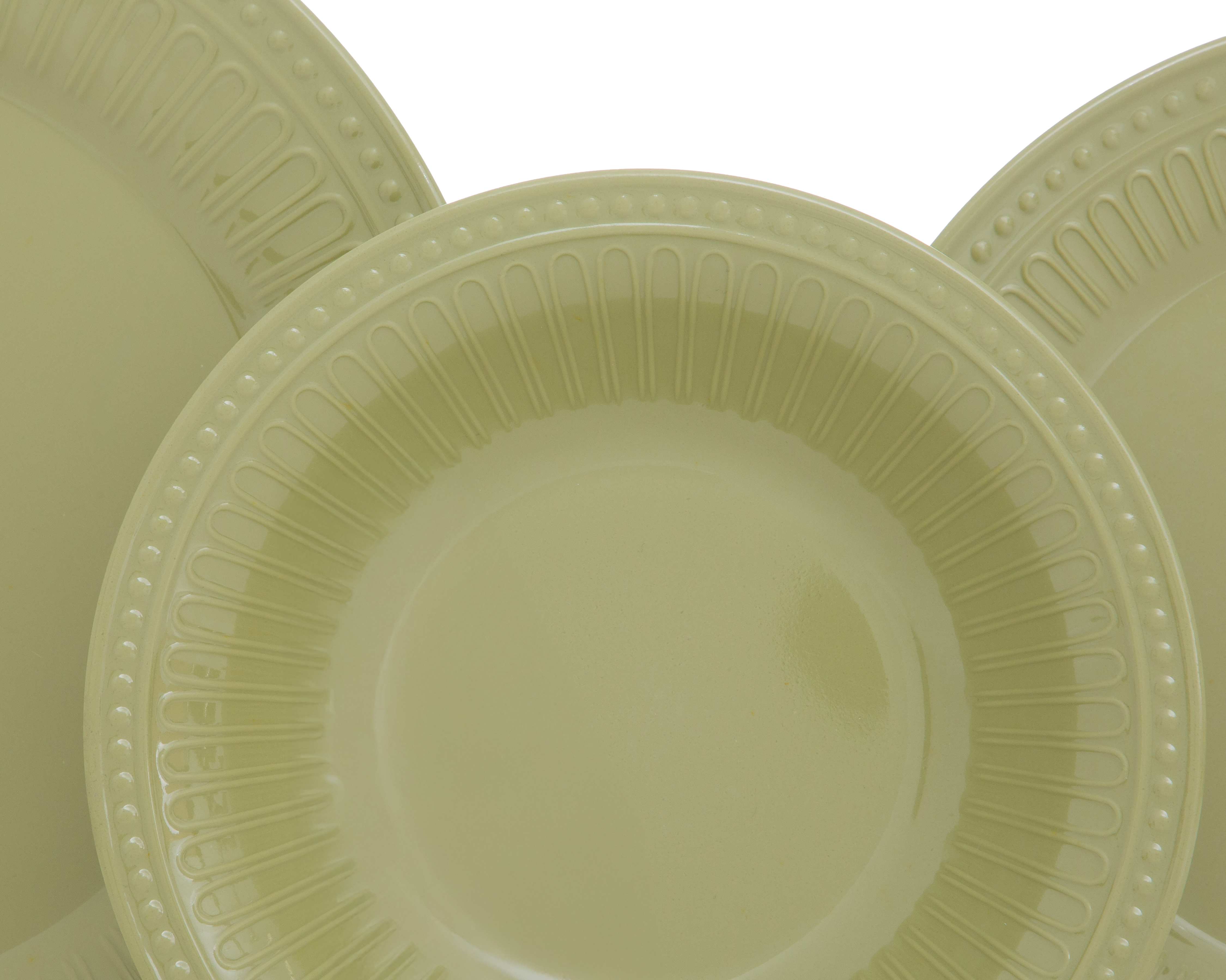 Foto 7 pulgar | Foto 6 | Vajilla de Melamina Verde para 4 Personas 12 Piezas