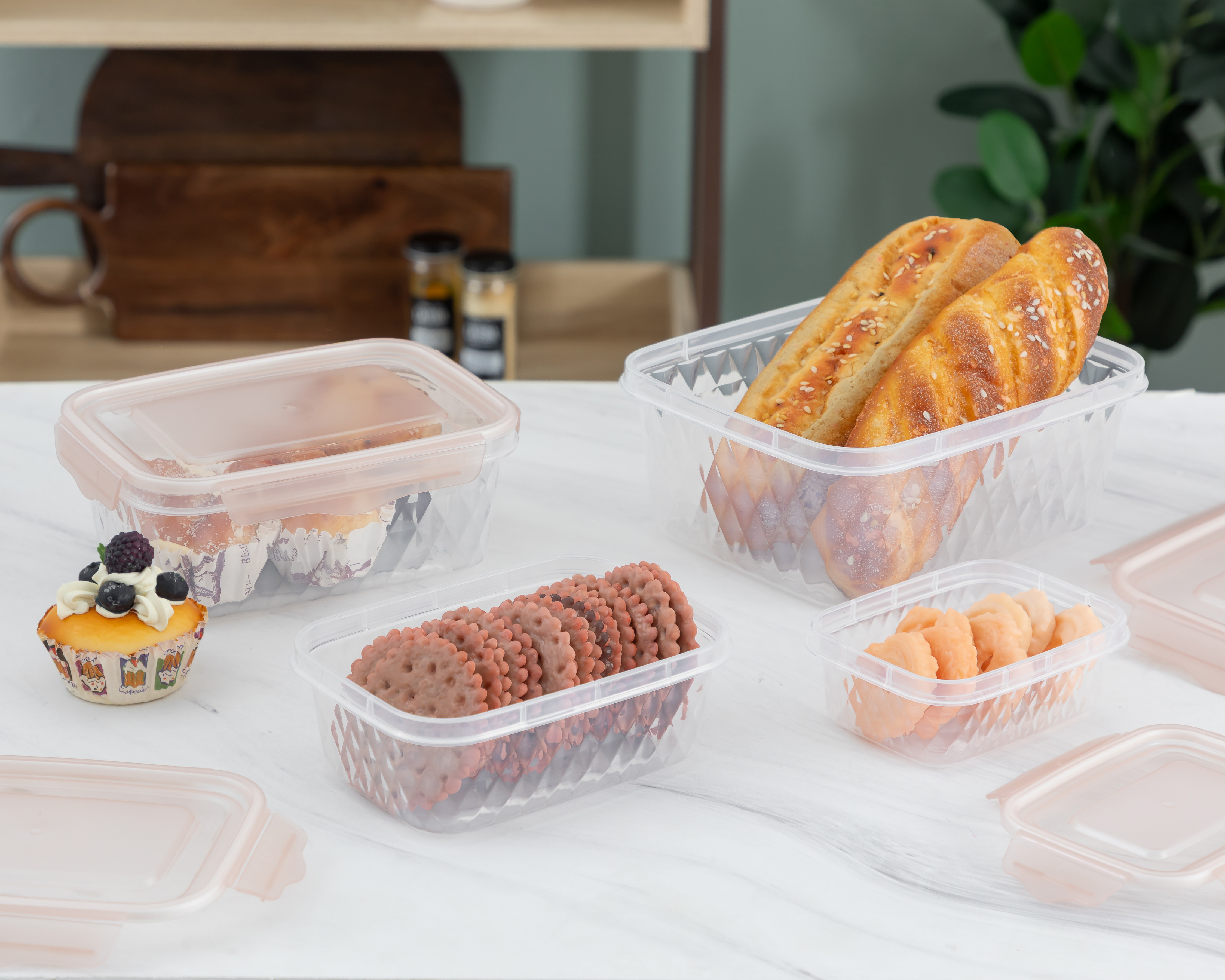 Foto 5 pulgar | Foto 4 | Contenedor de Plástico +Simple 4 Piezas