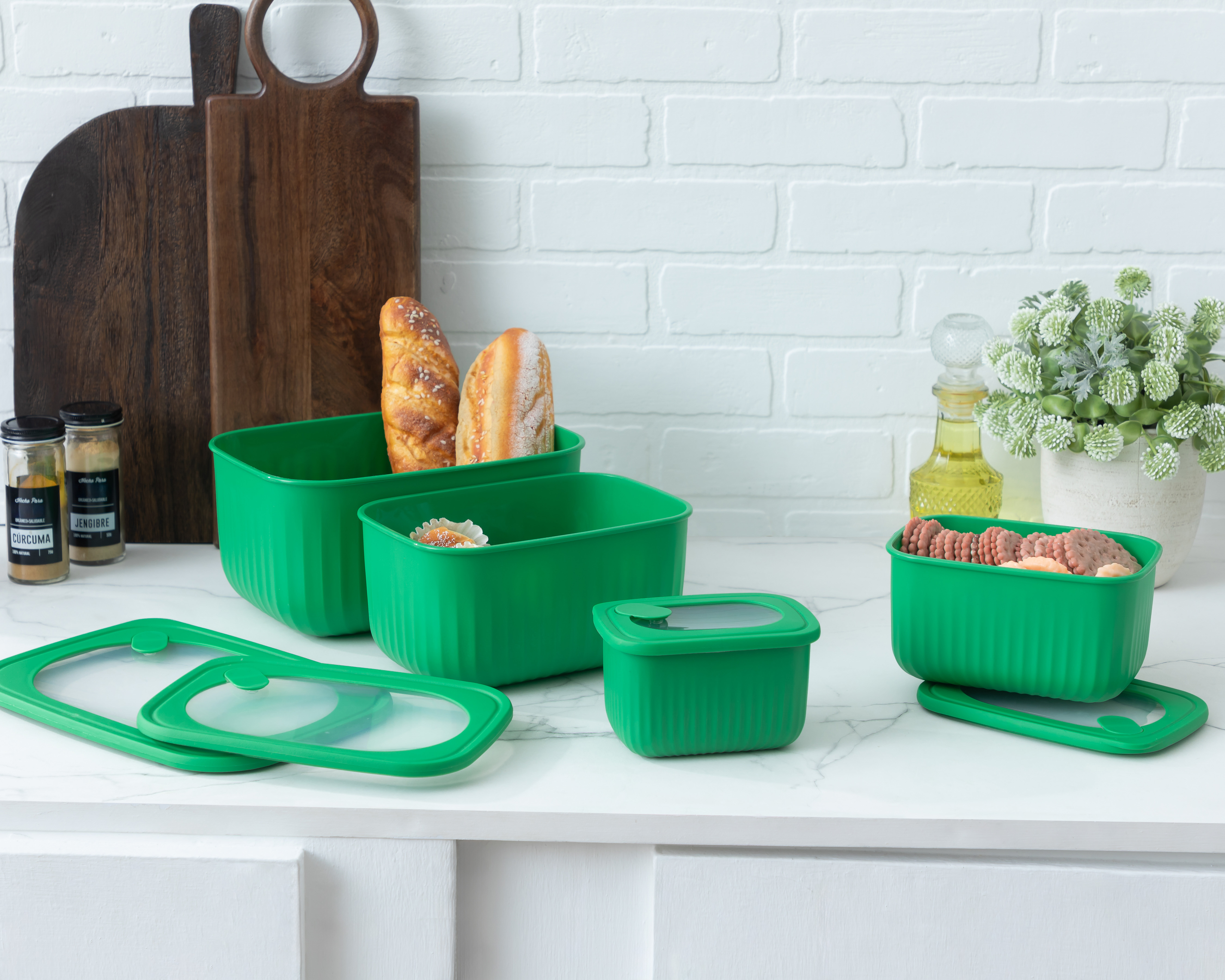 Foto 5 pulgar | Foto 4 | Contenedor de Plástico +Simple 4 Piezas