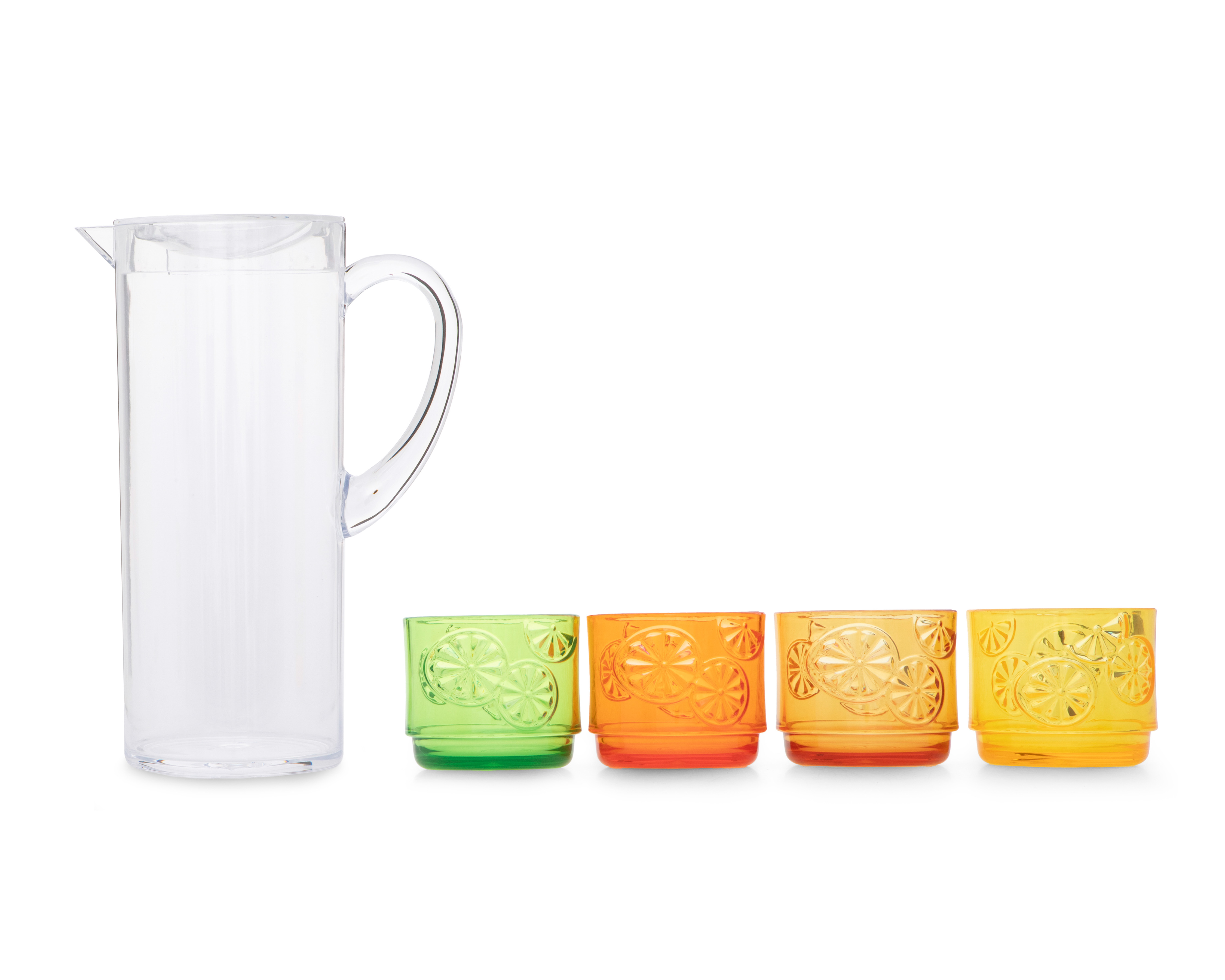 Foto 2 | Foto 2 | Juego de Jarra y Vasos de Plástico Starhaus 5 Piezas