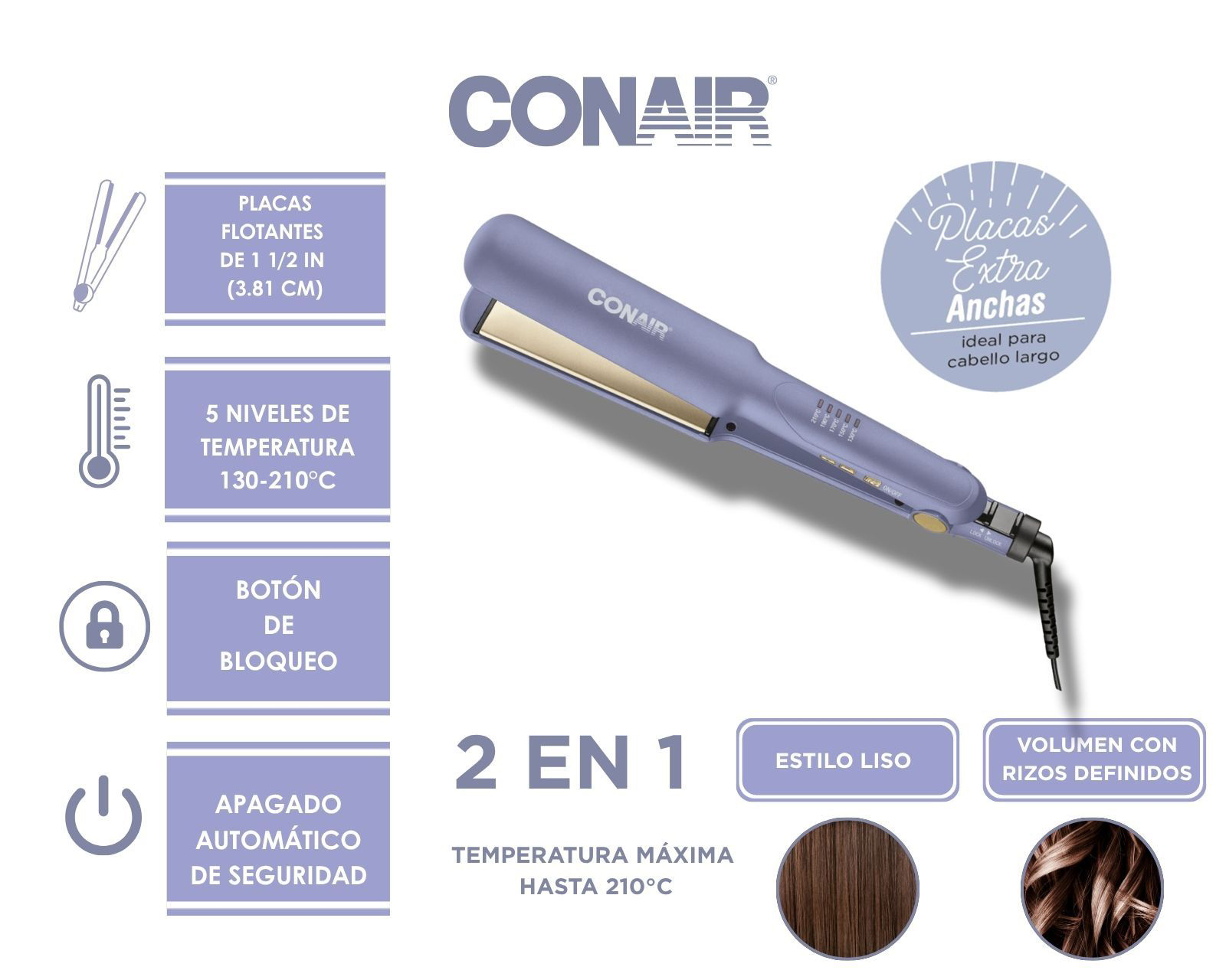 Foto 6 | Foto 6 | Alaciadora Conair CS222RES