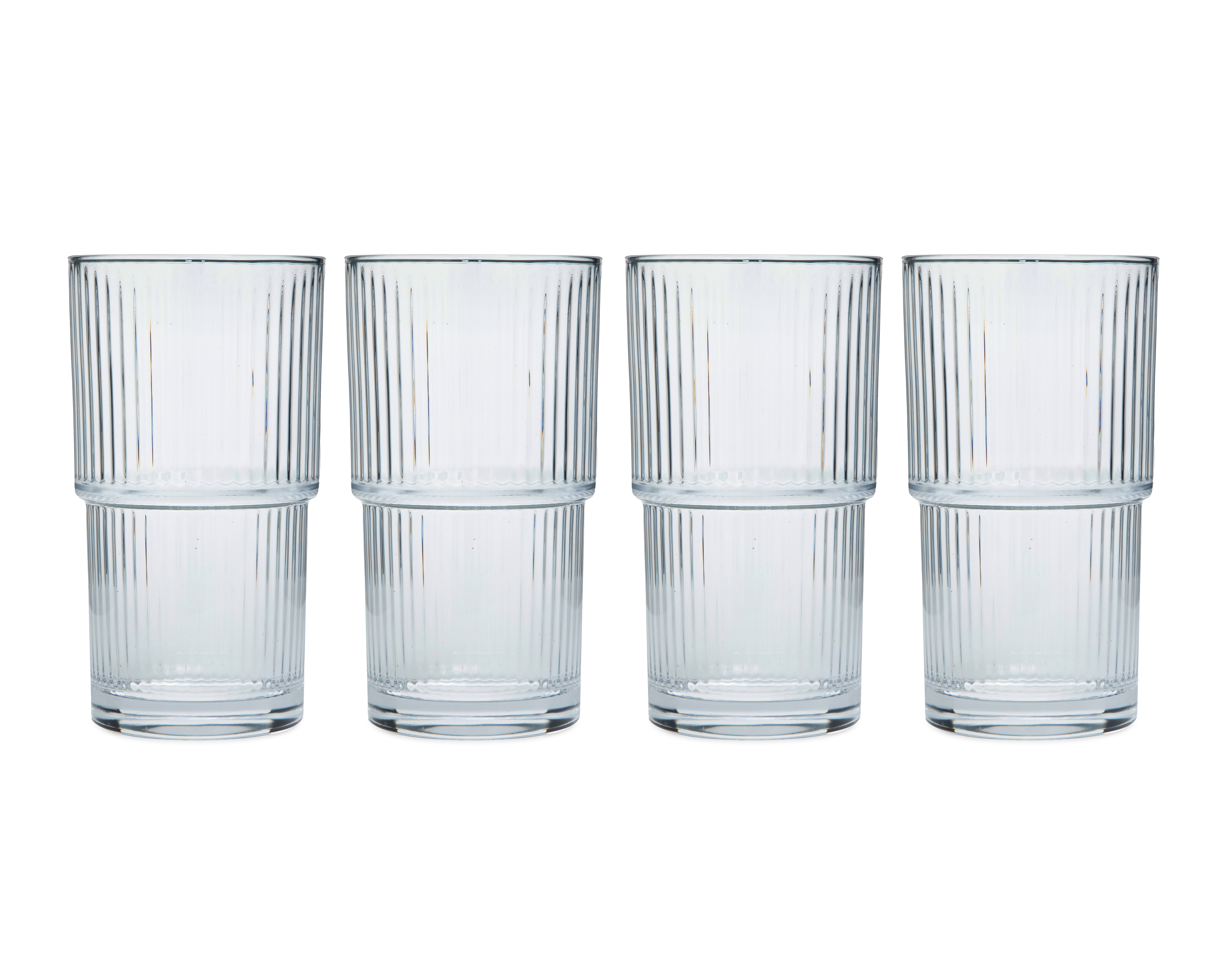 Foto 2 pulgar | Foto 1 | Vaso de Vidrio Starhaus 500 ml 4 Piezas