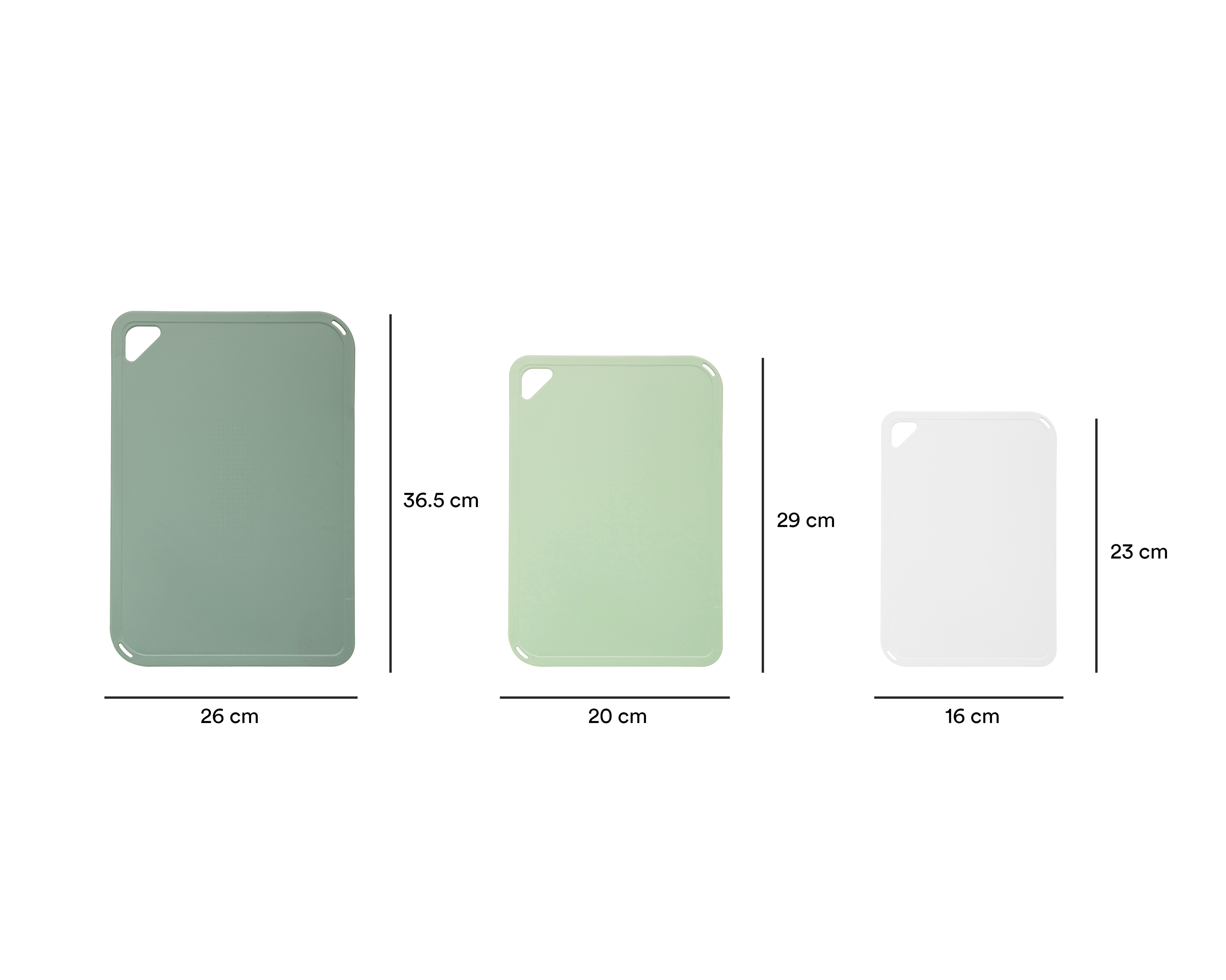 Foto 7 pulgar | Foto 6 | Tabla para Picar de Plástico Record 3 Piezas