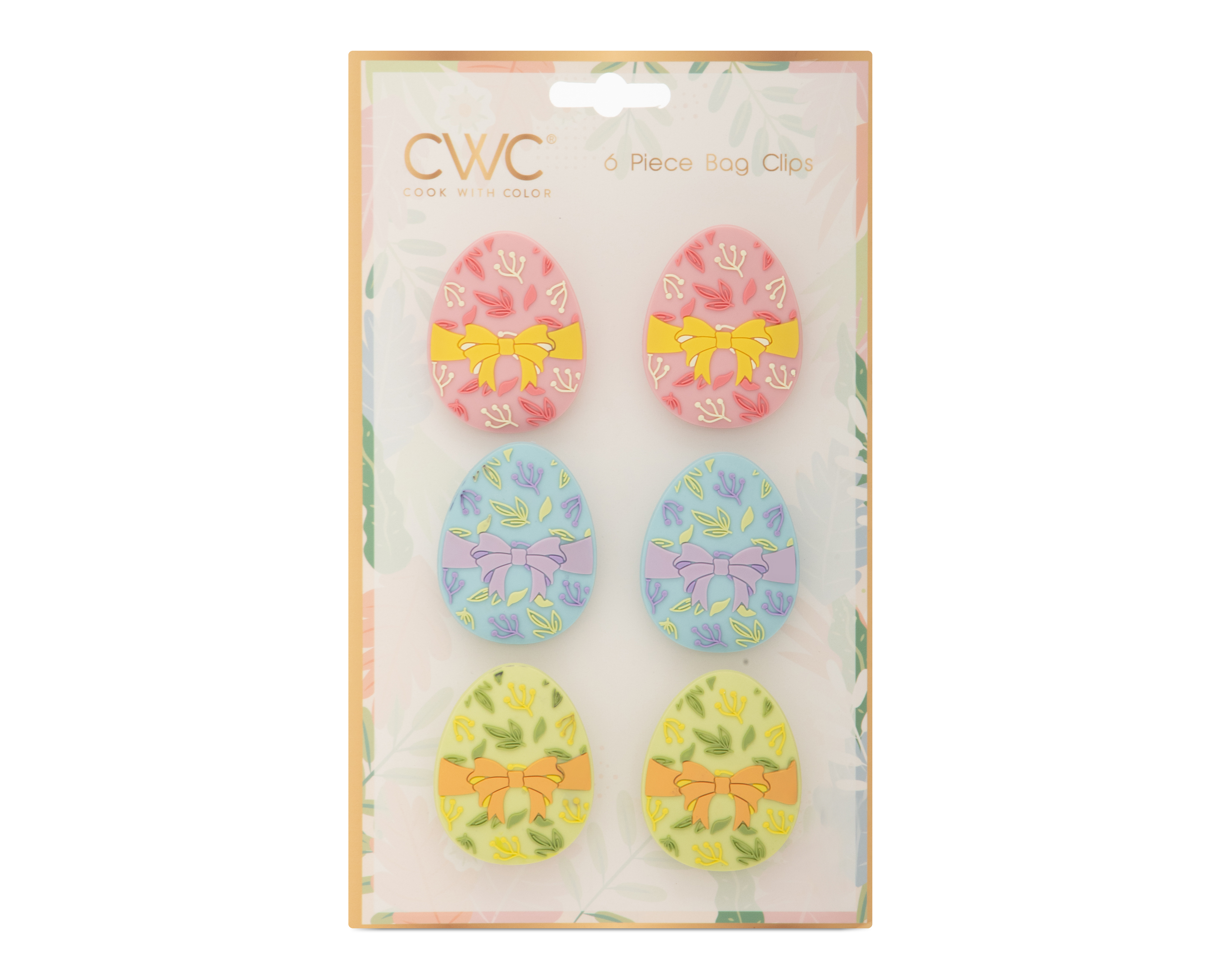 Clip para Bolsas Cook With Color 6 Piezas