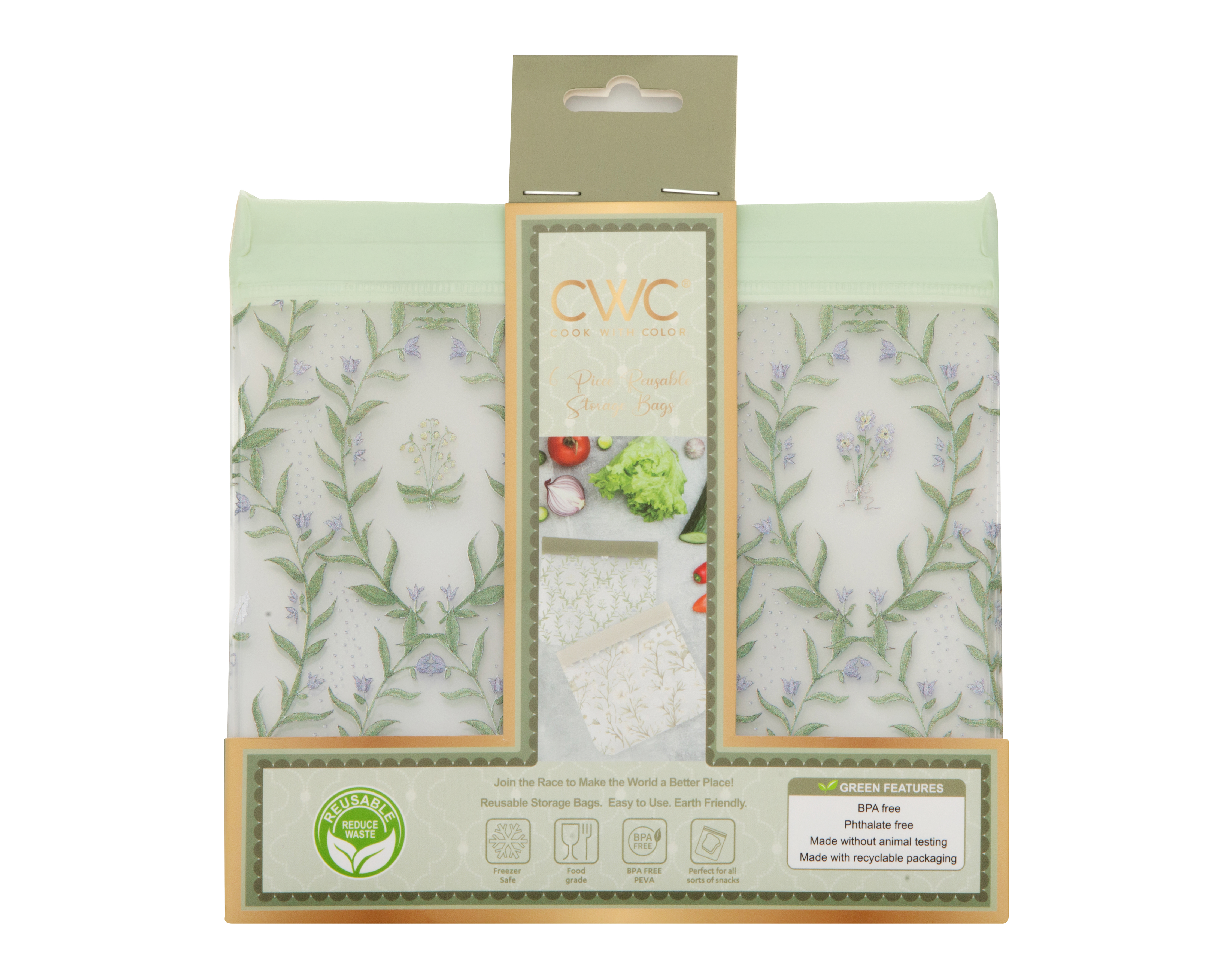 Bolsas Reutilizables Cook With 6 Piezas