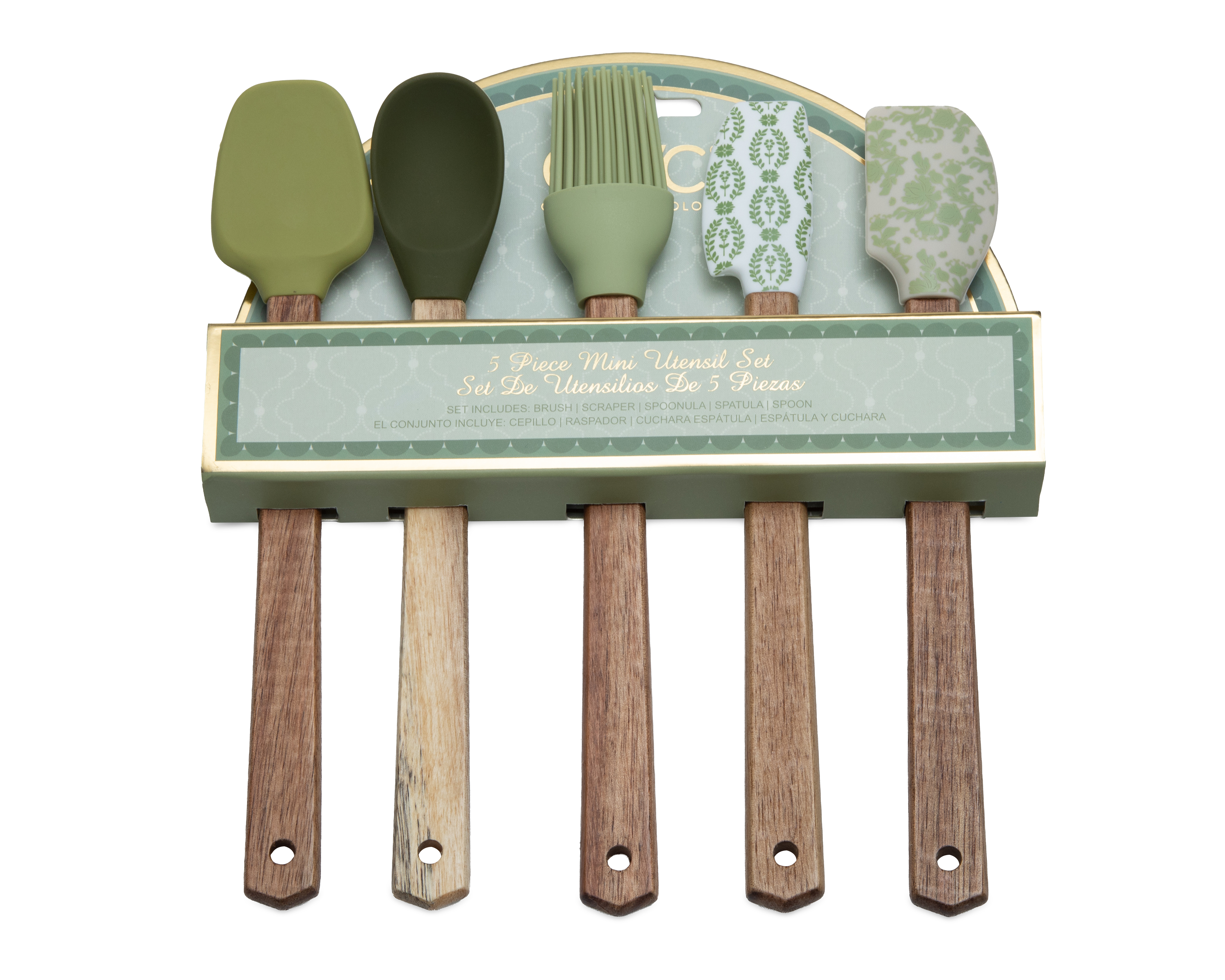 Foto 6 pulgar | Foto 5 | Juego de Utensilios de Cocina Cook With Color 5 Piezas