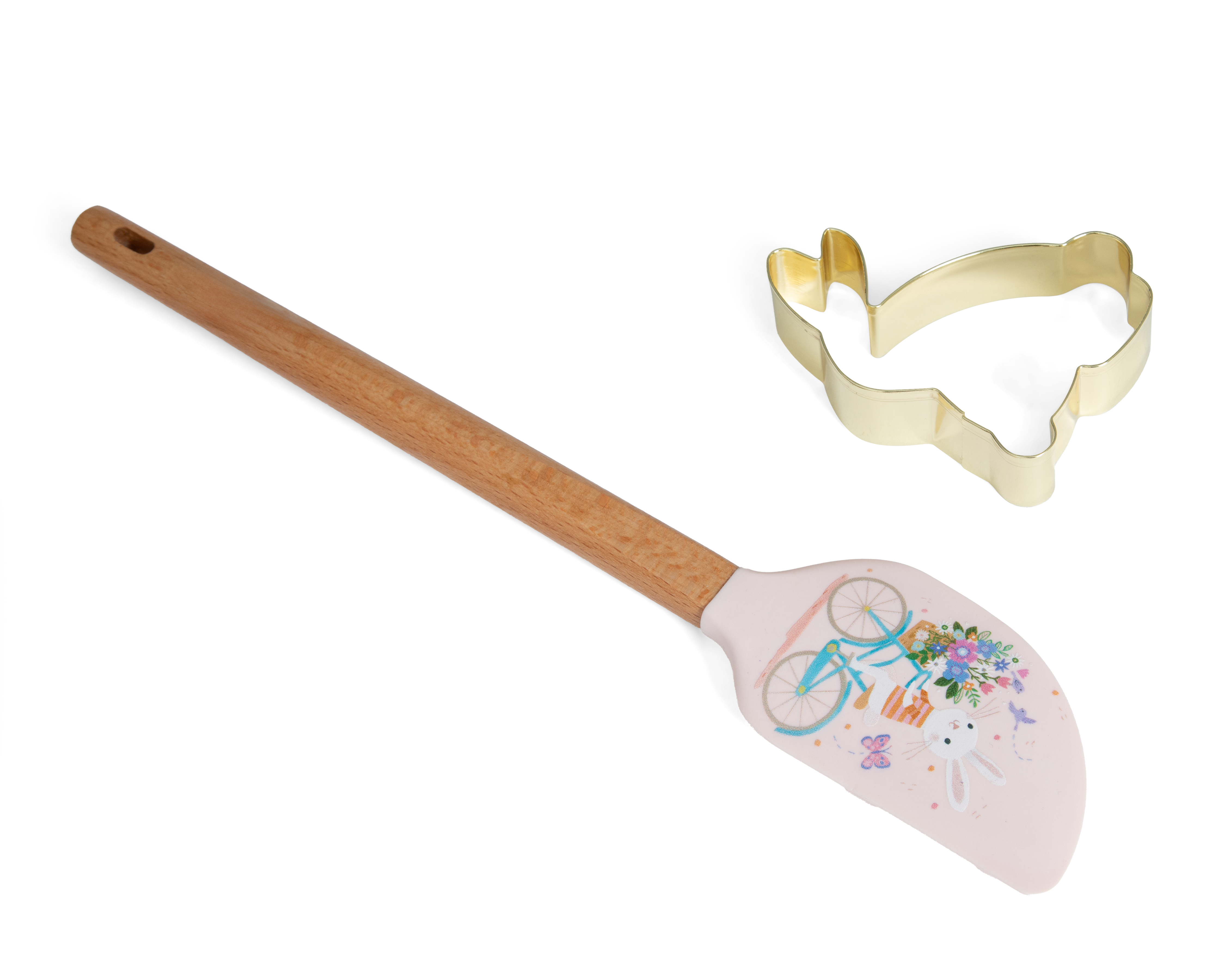 Espátula de Silicón Cook With Color con Cortadora de Galletas