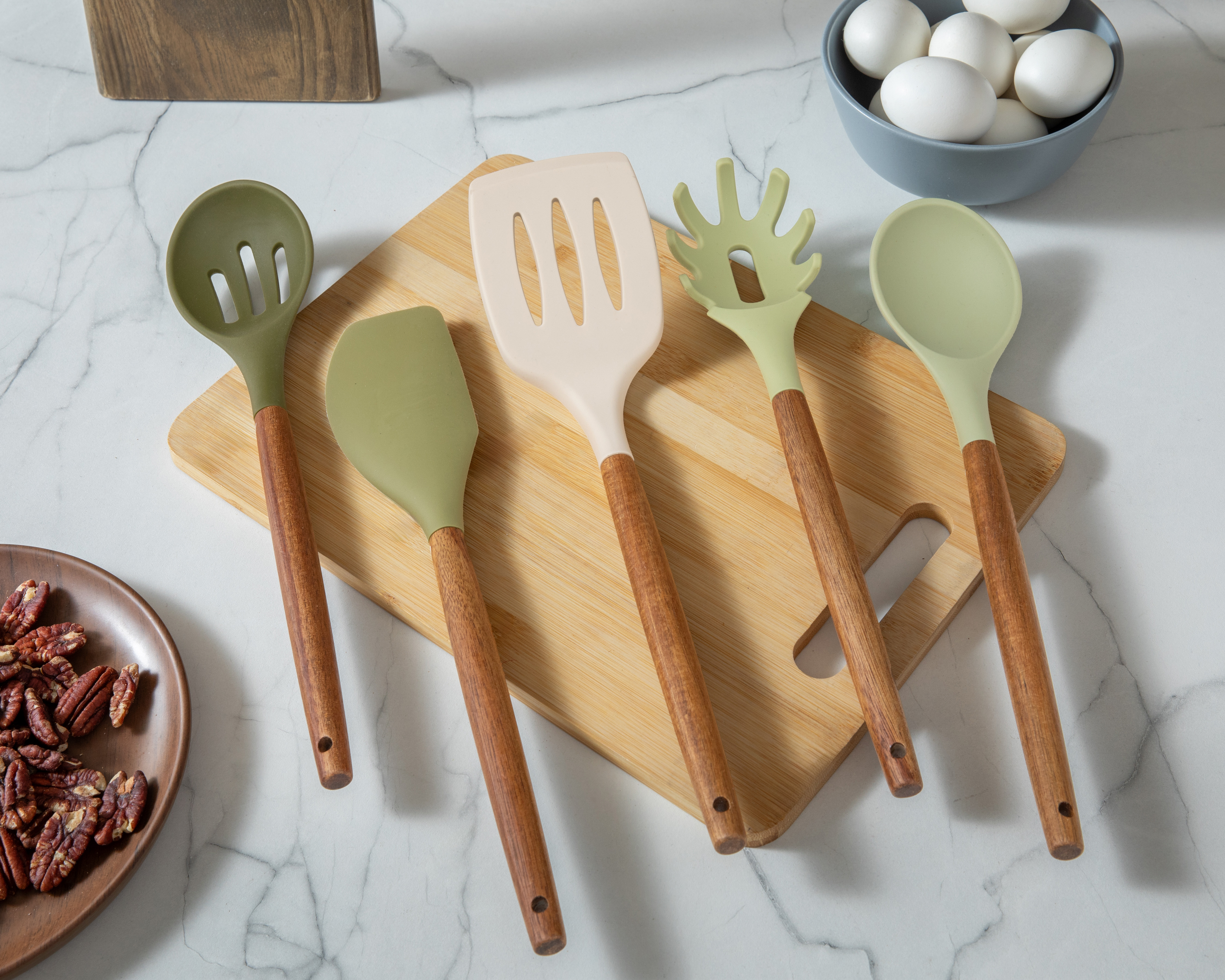 Foto 6 pulgar | Foto 5 | Juego de Utensilios de Cocina Cook With 5 Piezas