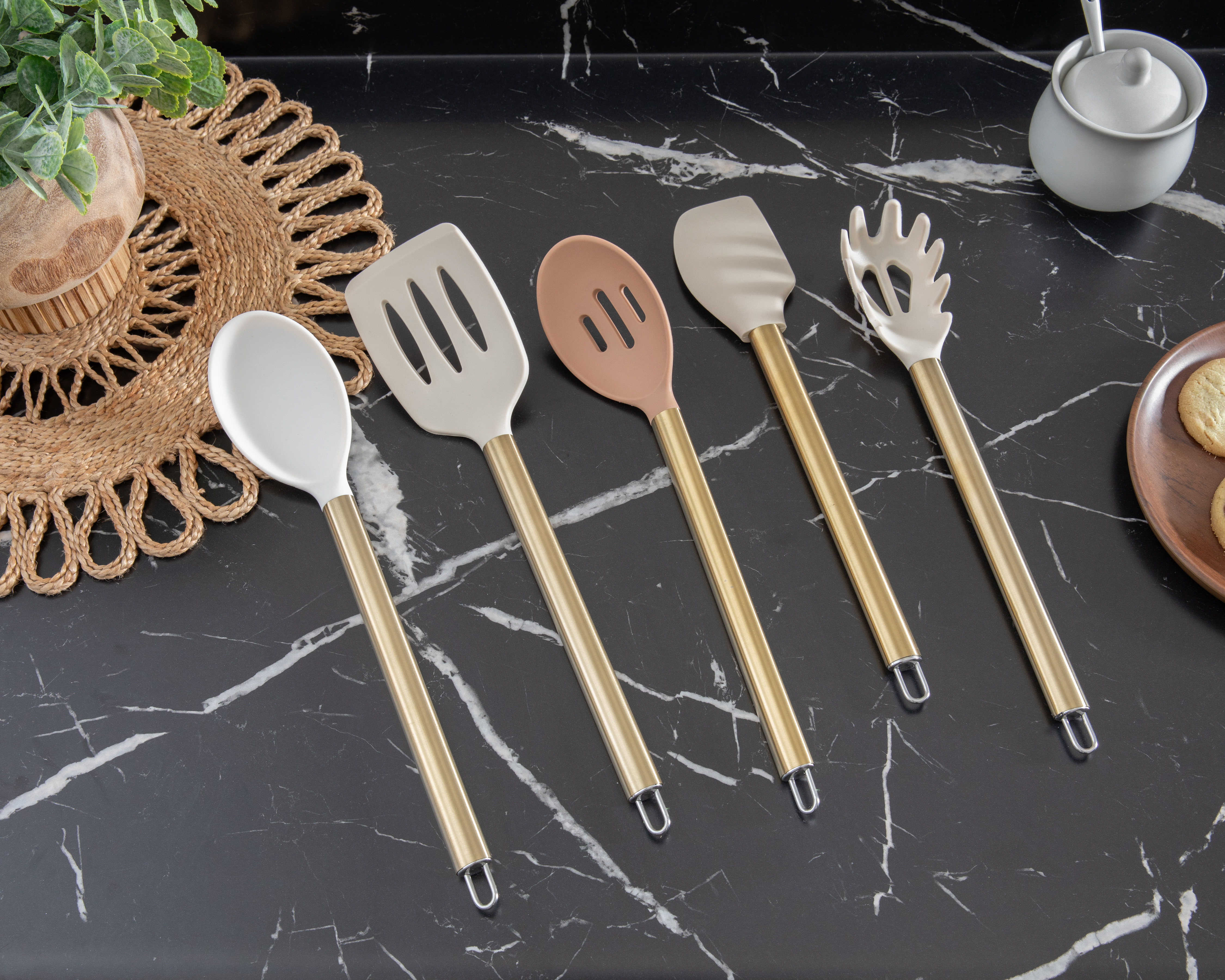 Foto 5 | Foto 5 | Juego de Utensilios de Cocina Cook With Color 5 Piezas