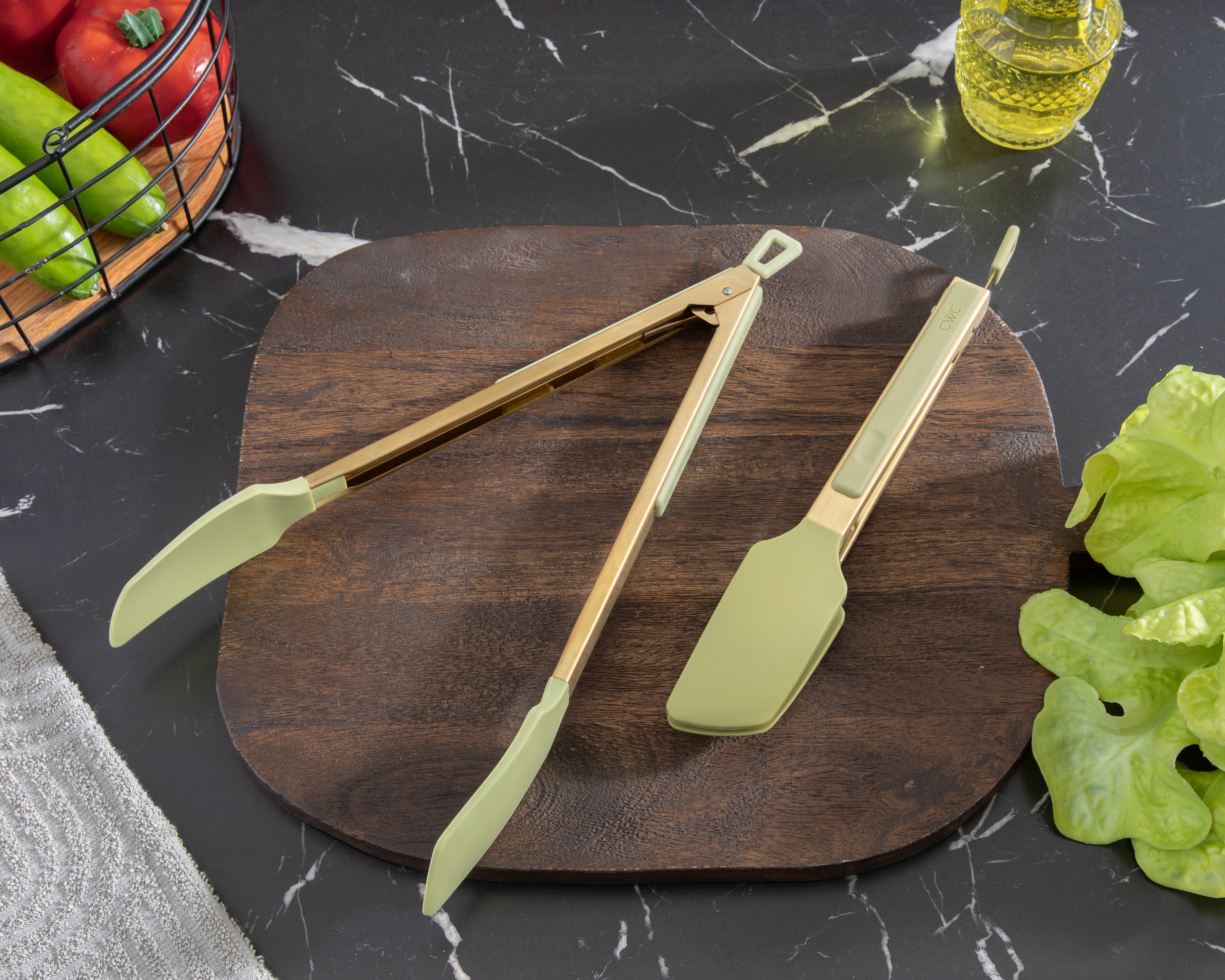 Foto 6 pulgar | Foto 5 | Juego de Pinzas de Cocina Cook With Color 2 Piezas