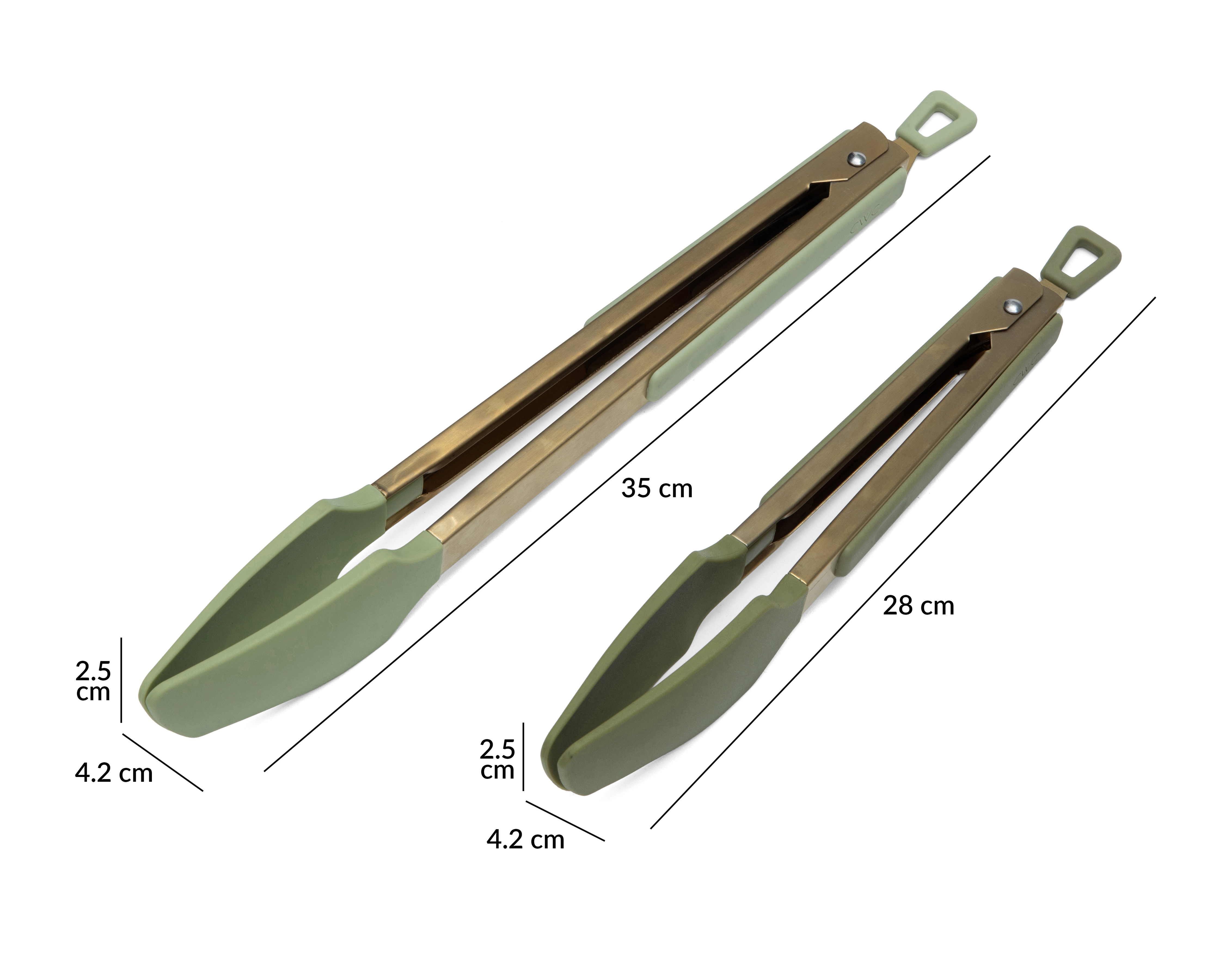 Foto 7 pulgar | Foto 6 | Juego de Pinzas de Cocina Cook With Color 2 Piezas