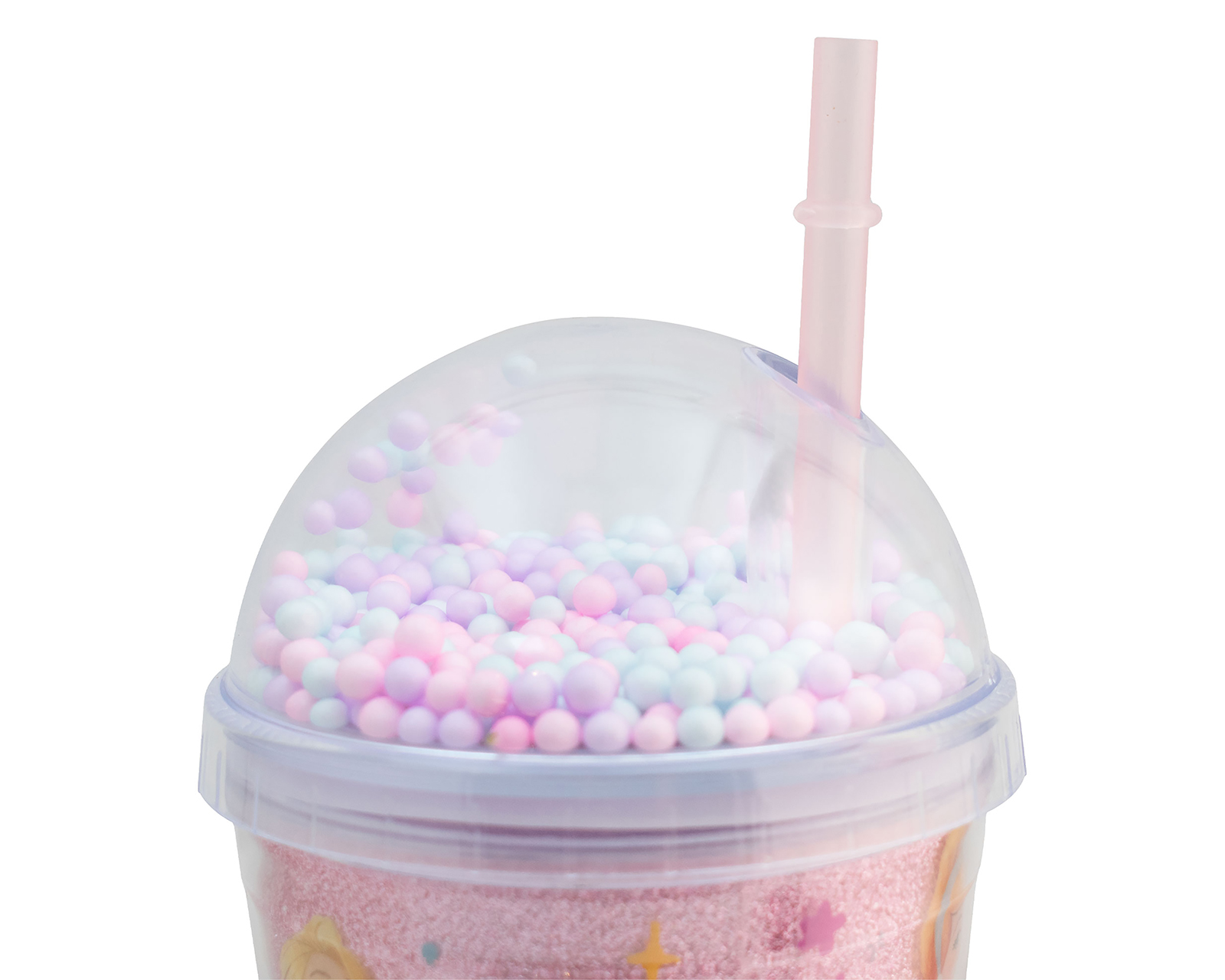 Foto 4 | Foto 4 | Vaso con Popote de Plástico Fun Kids Princesas 480 ml