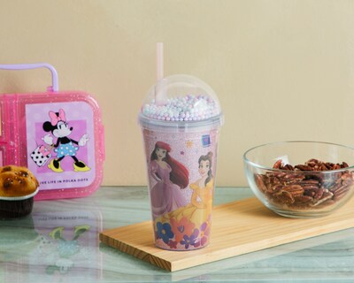 Foto 5 | Foto 5 | Vaso con Popote de Plástico Fun Kids Princesas 480 ml