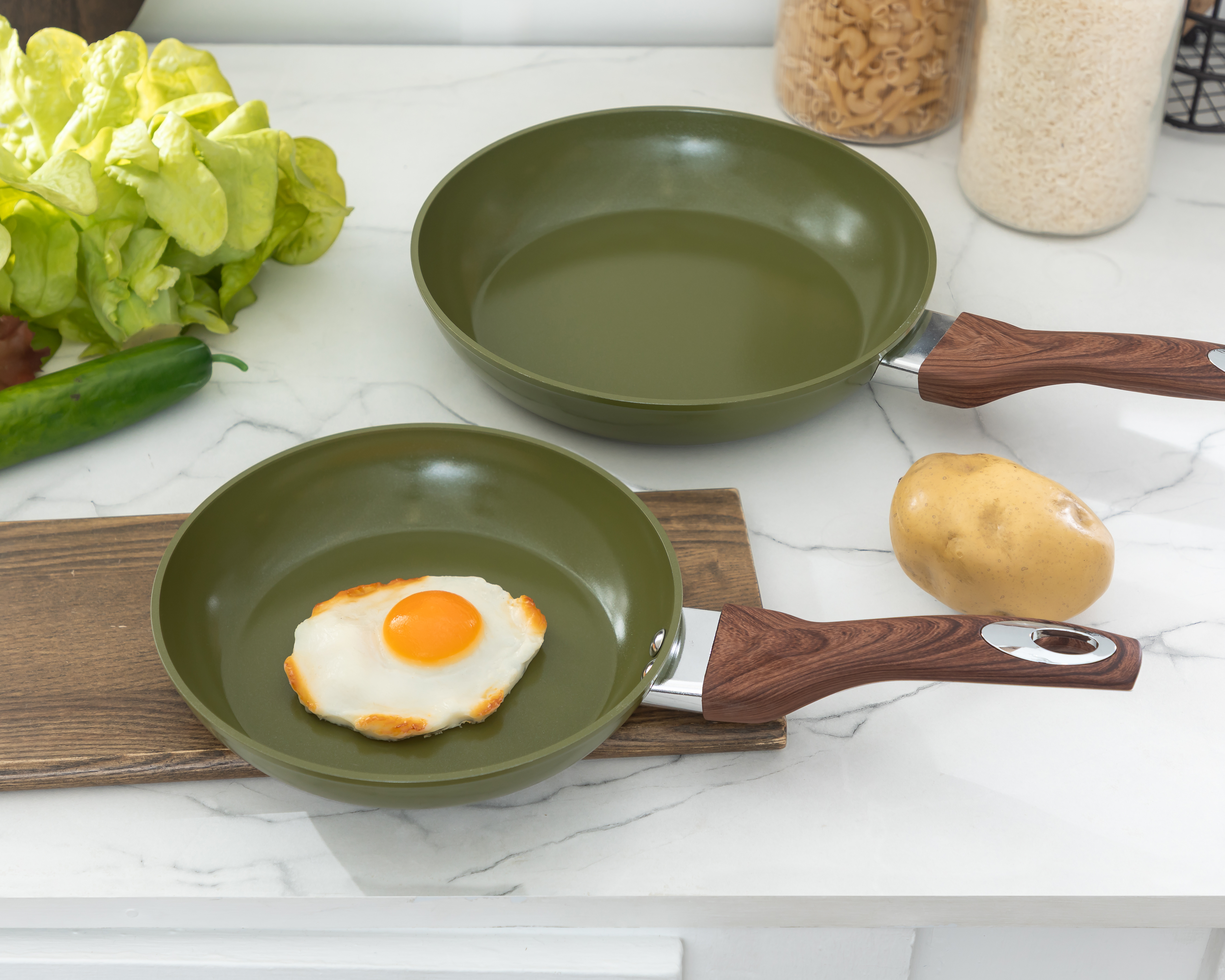 Foto 6 | Foto 6 | Juego de Sartenes Record de Aluminio 2 Piezas