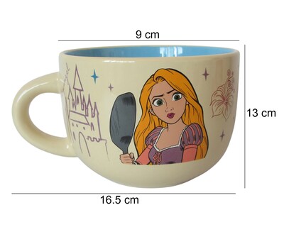 Foto 6 | Foto 6 | Taza de Cerámica Fun Kids Princesas 820 ml