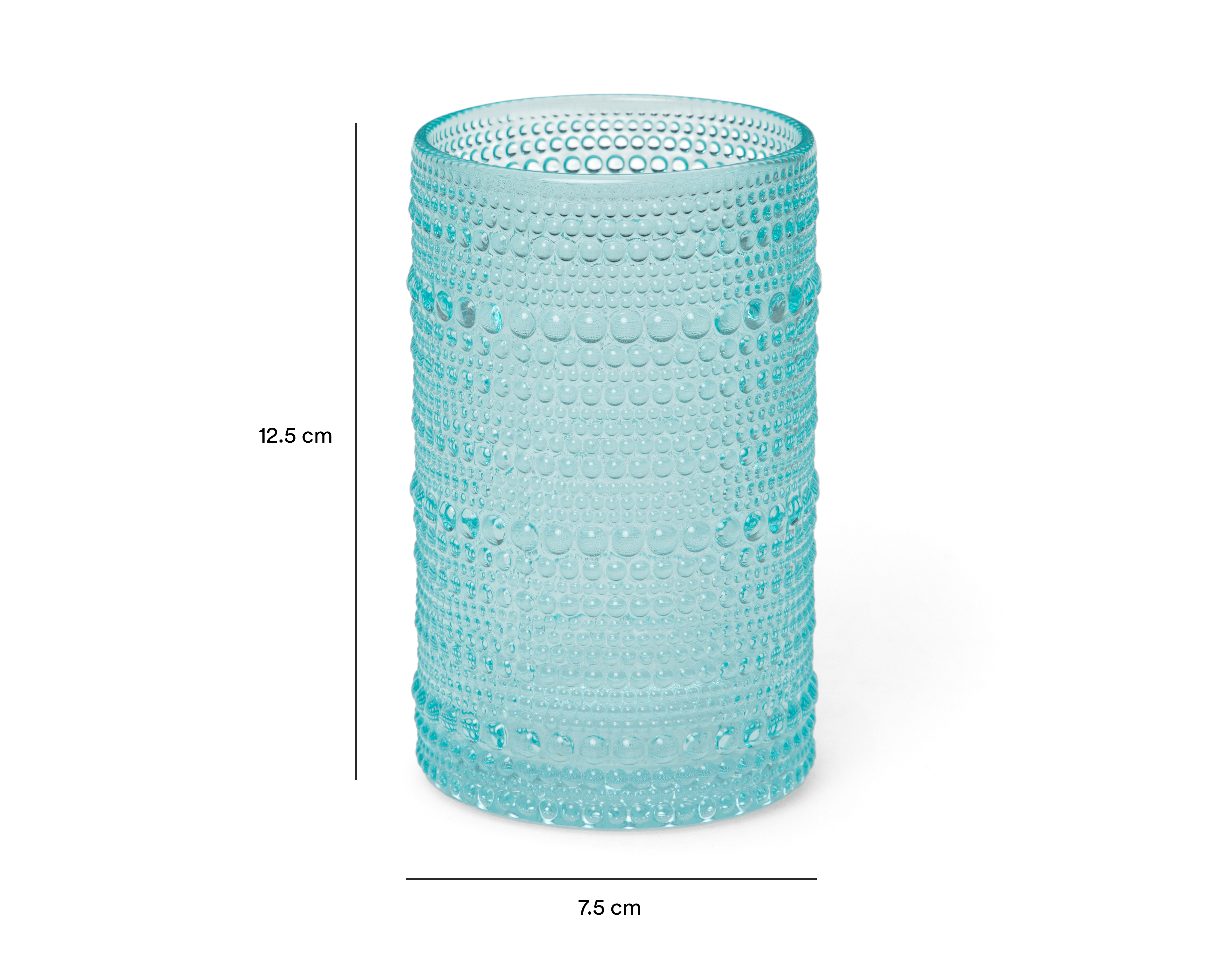 Foto 5 | Foto 5 | Vaso de Vidrio Starhaus 380 ml 4 Piezas