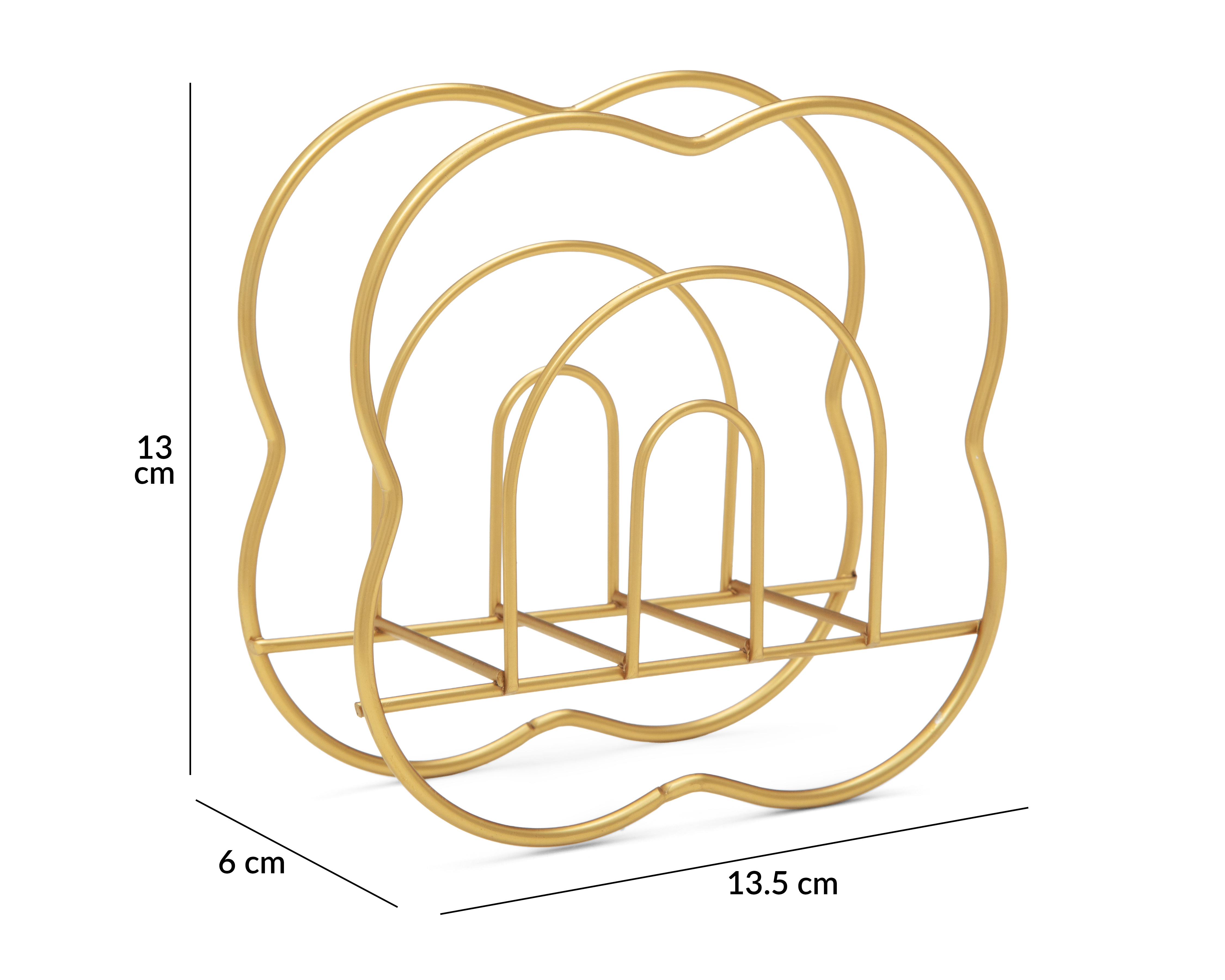Foto 6 pulgar | Foto 5 | Servilletero de Metal Starhaus Latón