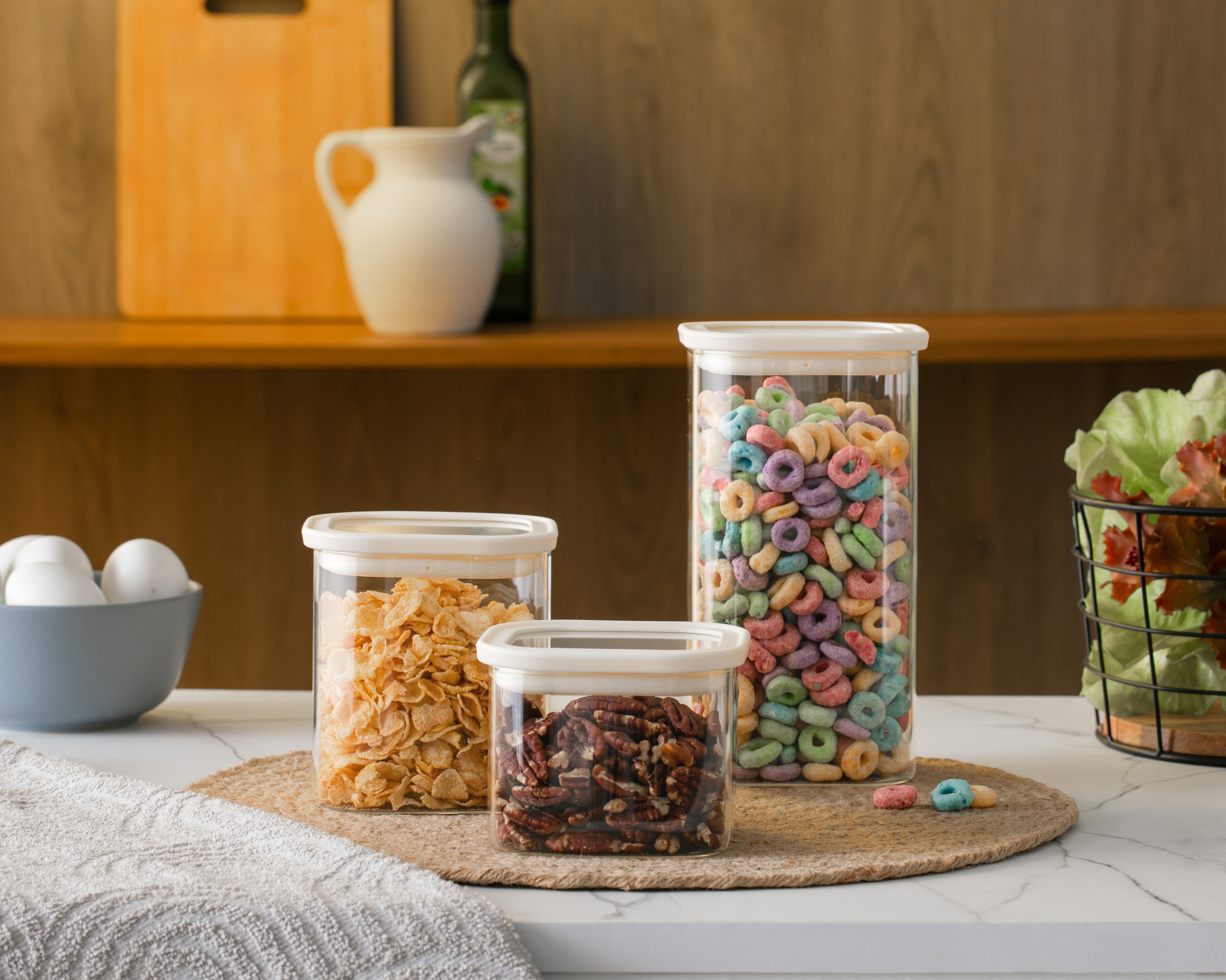 Foto 5 pulgar | Foto 4 | Contenedor de Vidrio Starhaus 3 Piezas