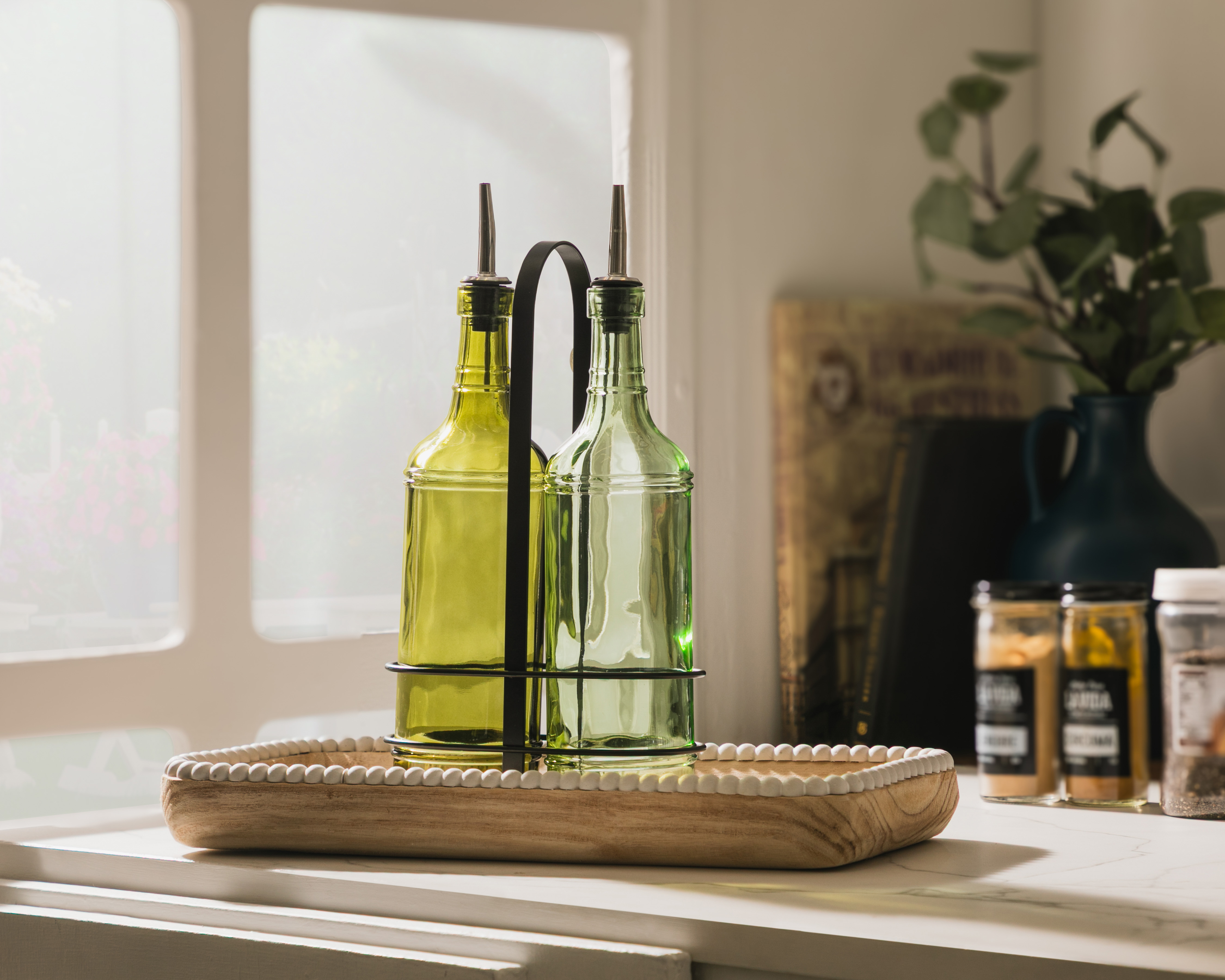 Foto 4 | Foto 4 | Juego de Aceiteras de Vidrio Starhaus 3 Piezas