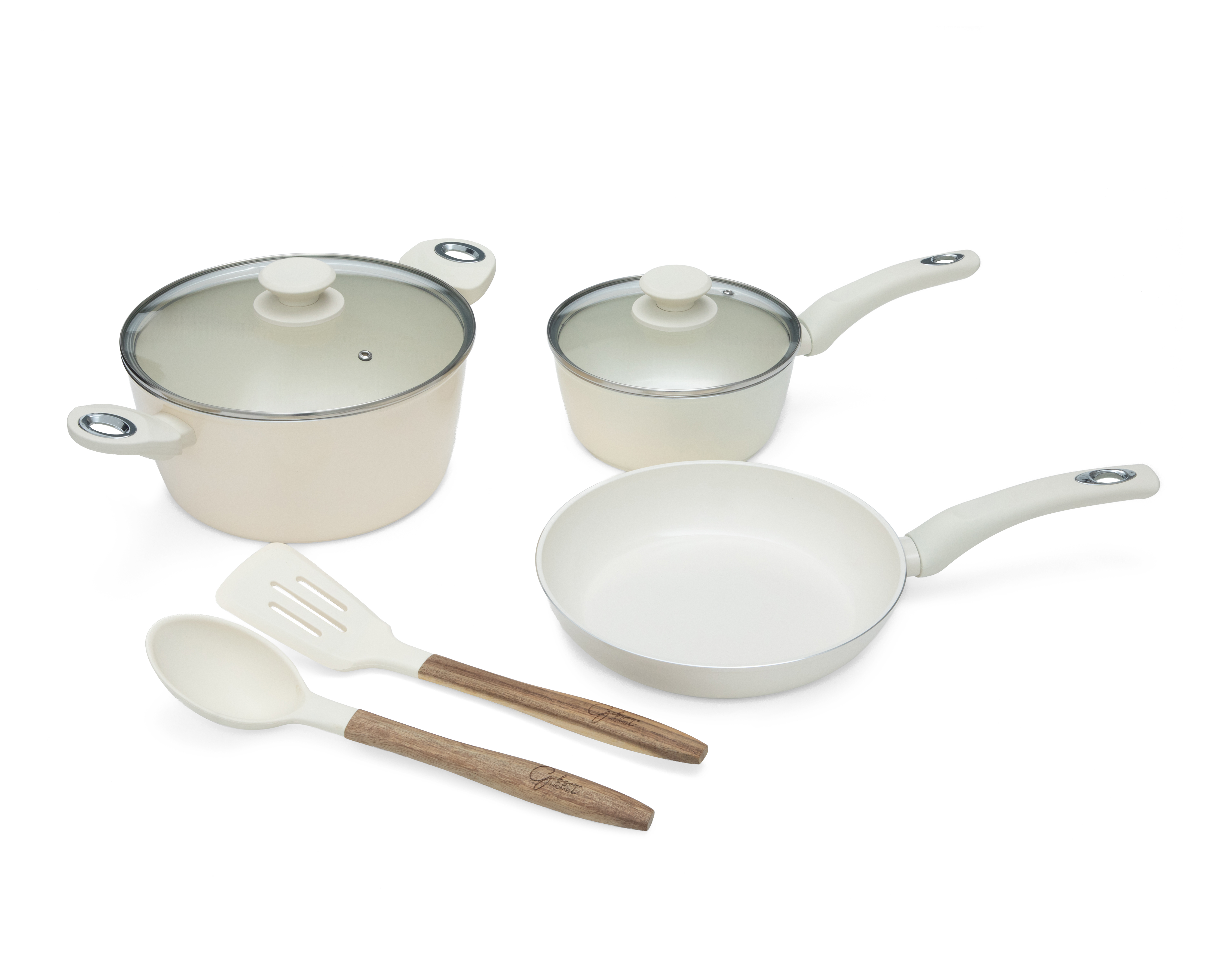 Batería de Cocina Gibson Home de Cerámica 5 Piezas