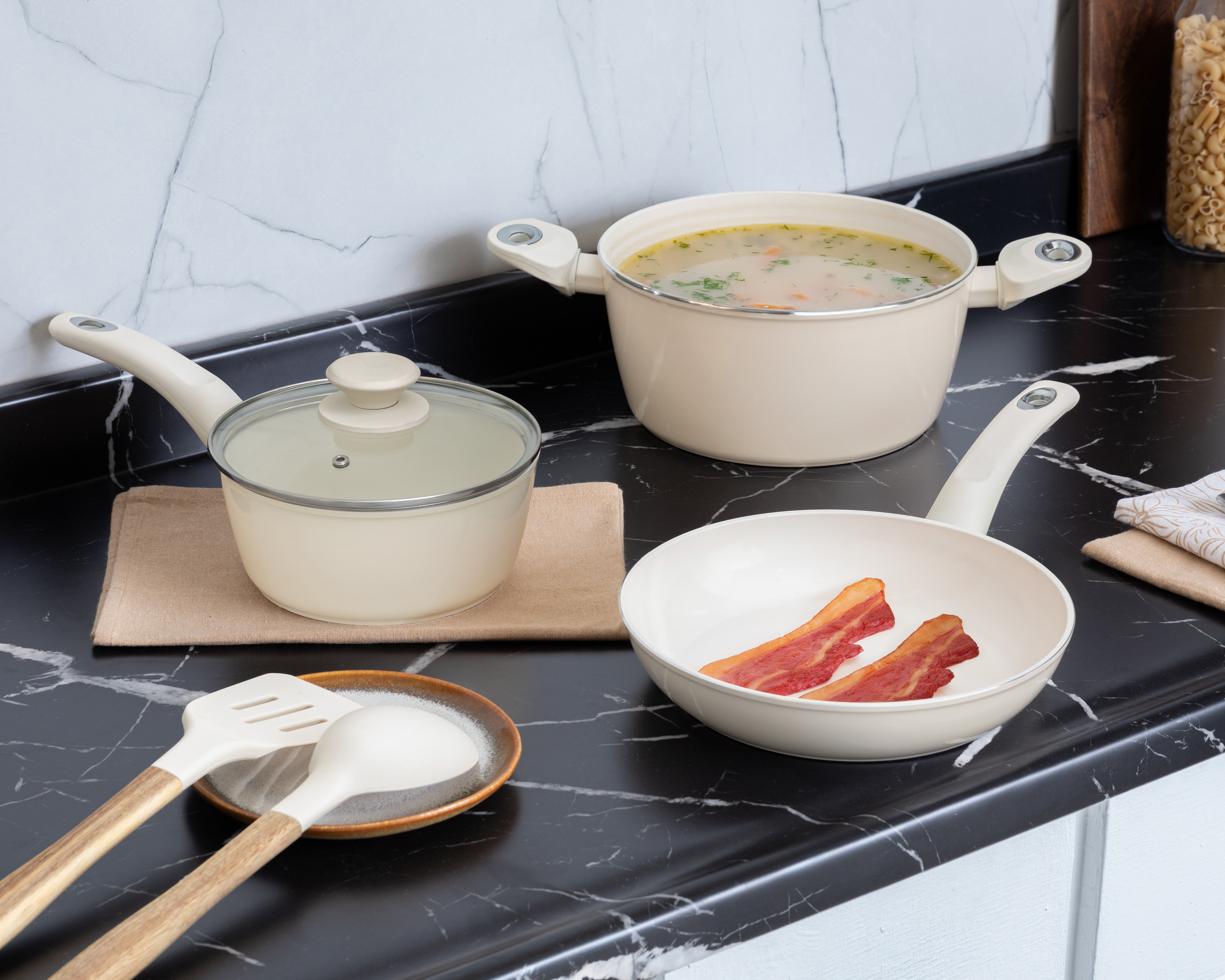 Foto 8 pulgar | Foto 7 | Batería de Cocina Gibson Home de Cerámica 5 Piezas