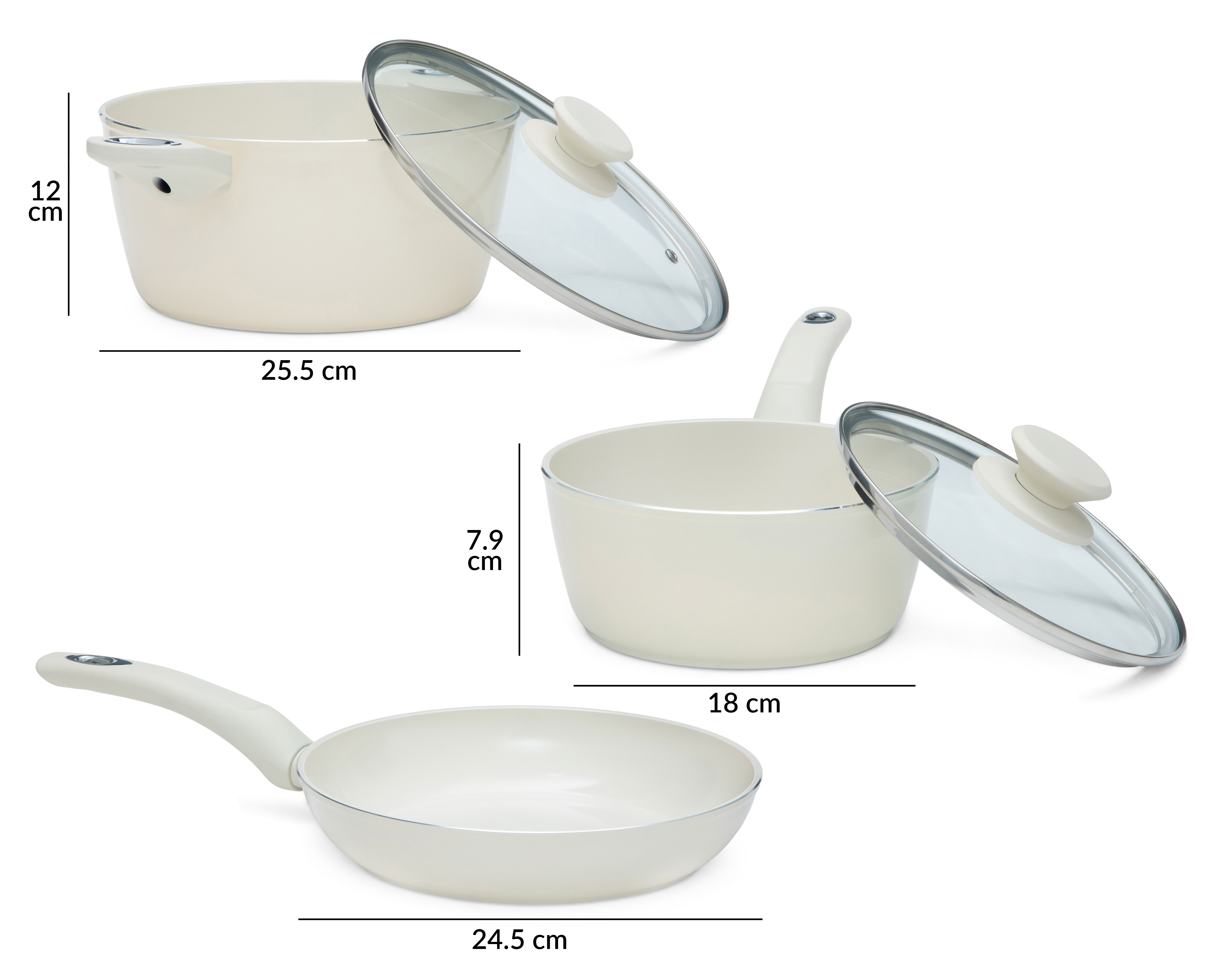 Foto 8 | Foto 8 | Batería de Cocina Gibson Home de Cerámica 5 Piezas