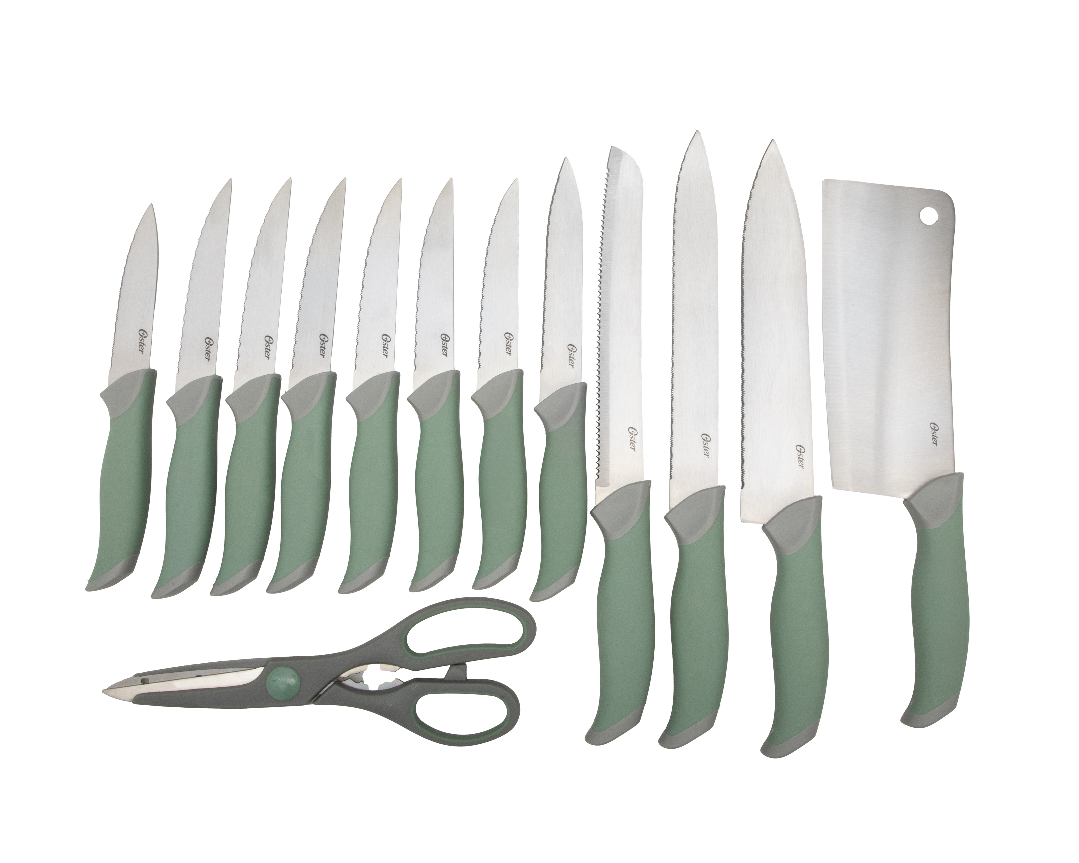 Foto 6 | Foto 6 | Juego de Cuchillos Oster con Tijeras 14 Piezas