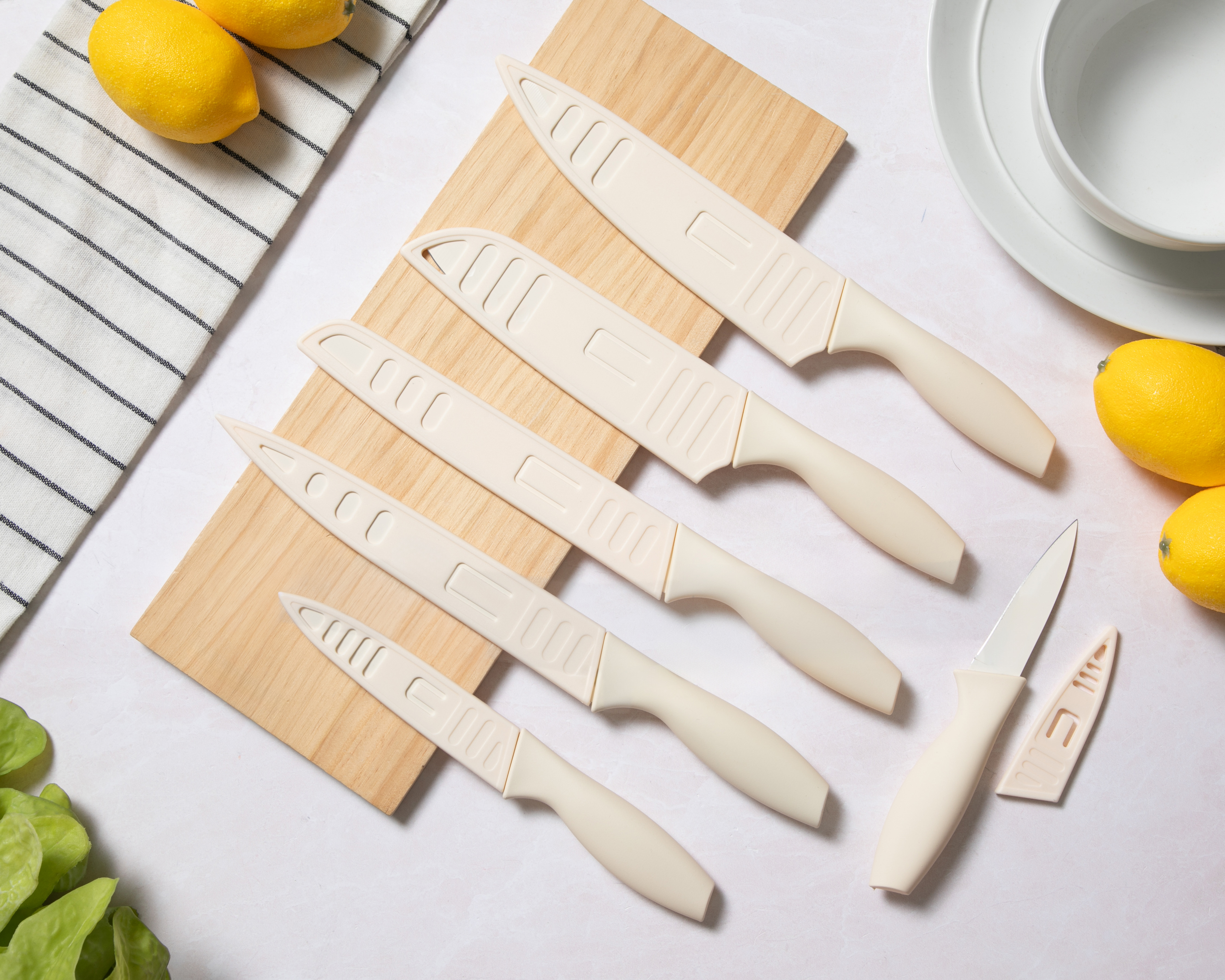 Foto 6 pulgar | Foto 5 | Juego de Cuchillos Gibson Home con Tapaderas 12 Piezas