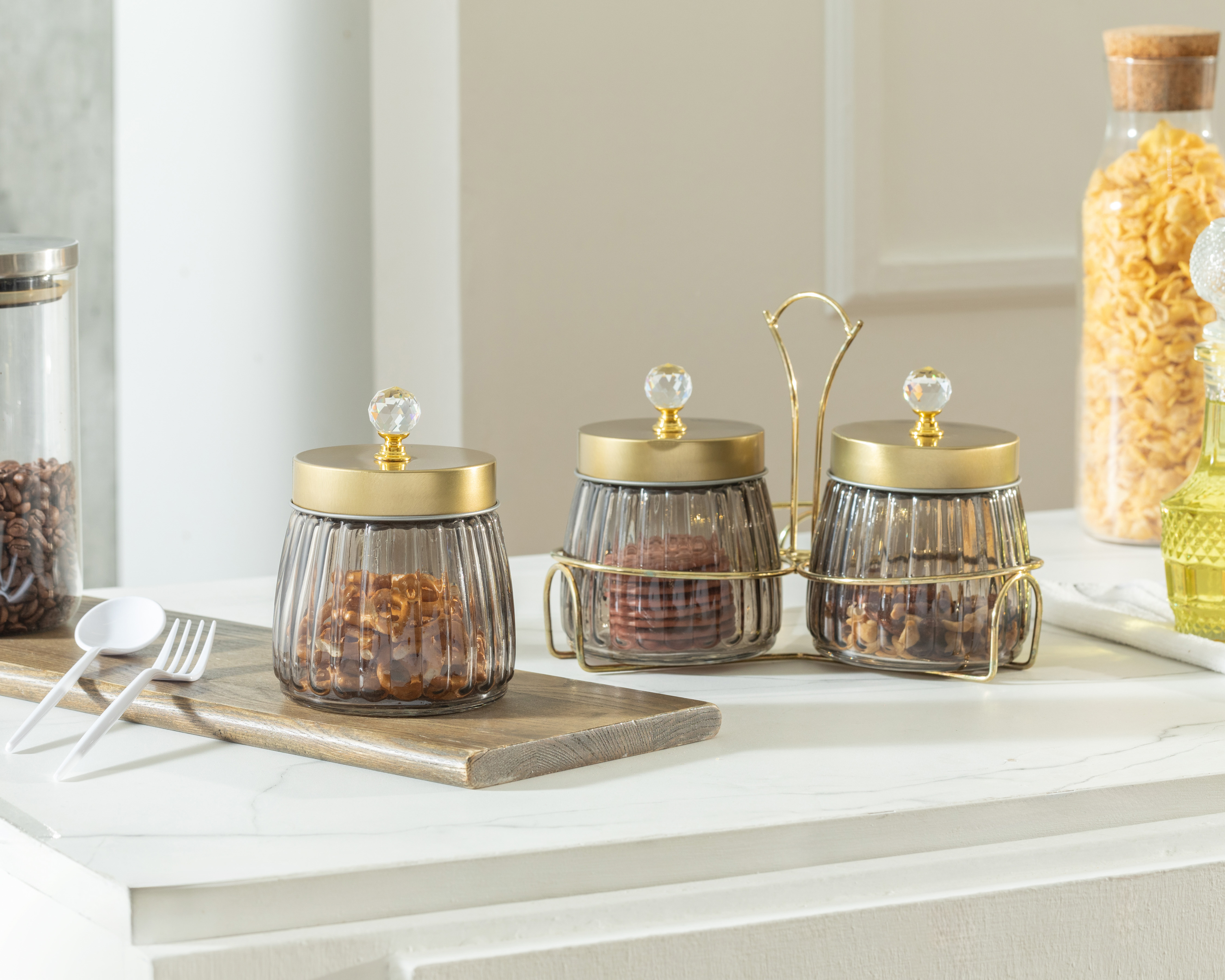 Foto 5 pulgar | Foto 4 | Contenedor de Vidrio Starhaus 3 Piezas