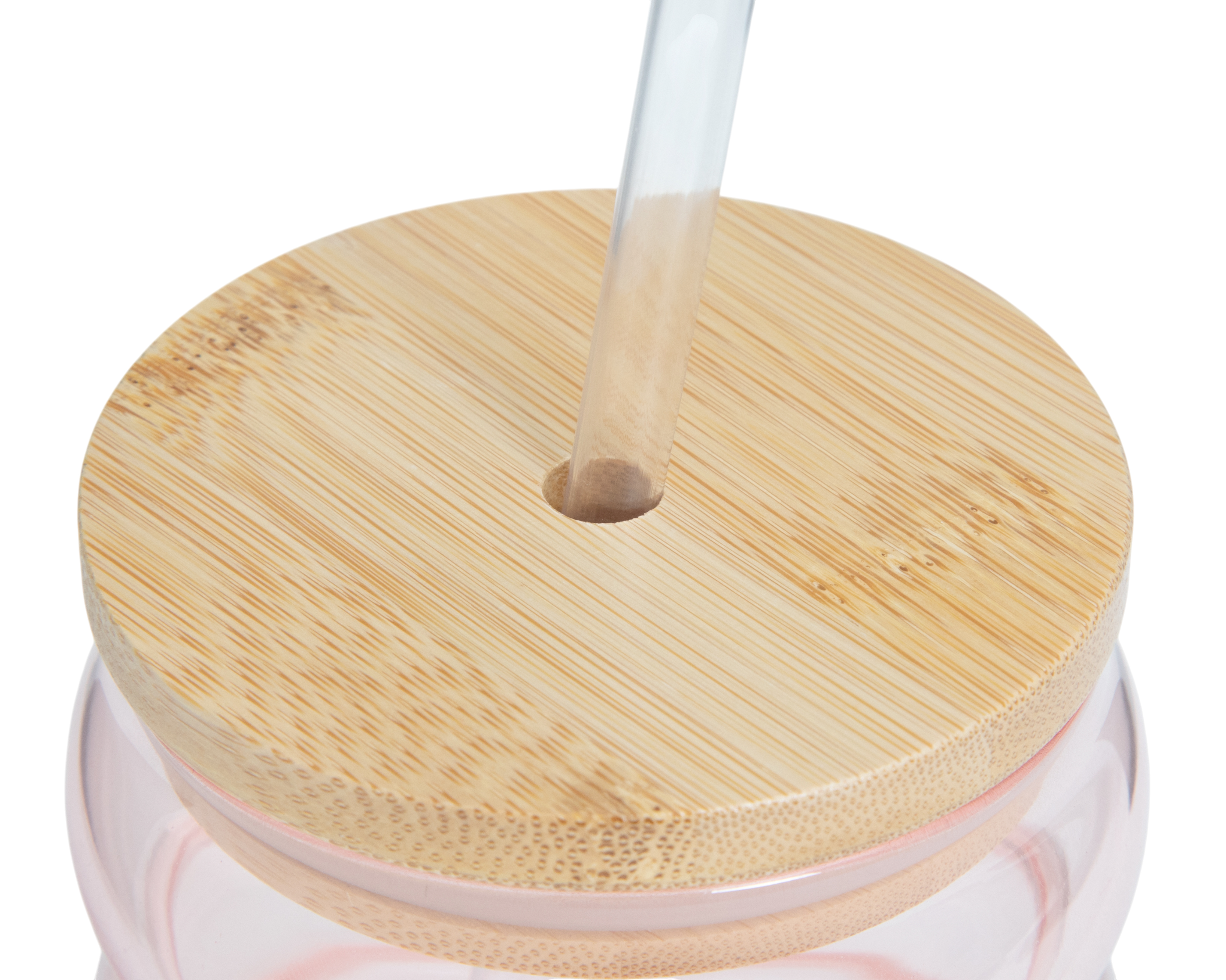 Foto 3 pulgar | Foto 2 | Vaso con Popote de Vidrio Starhaus 500 ml 2 Piezas