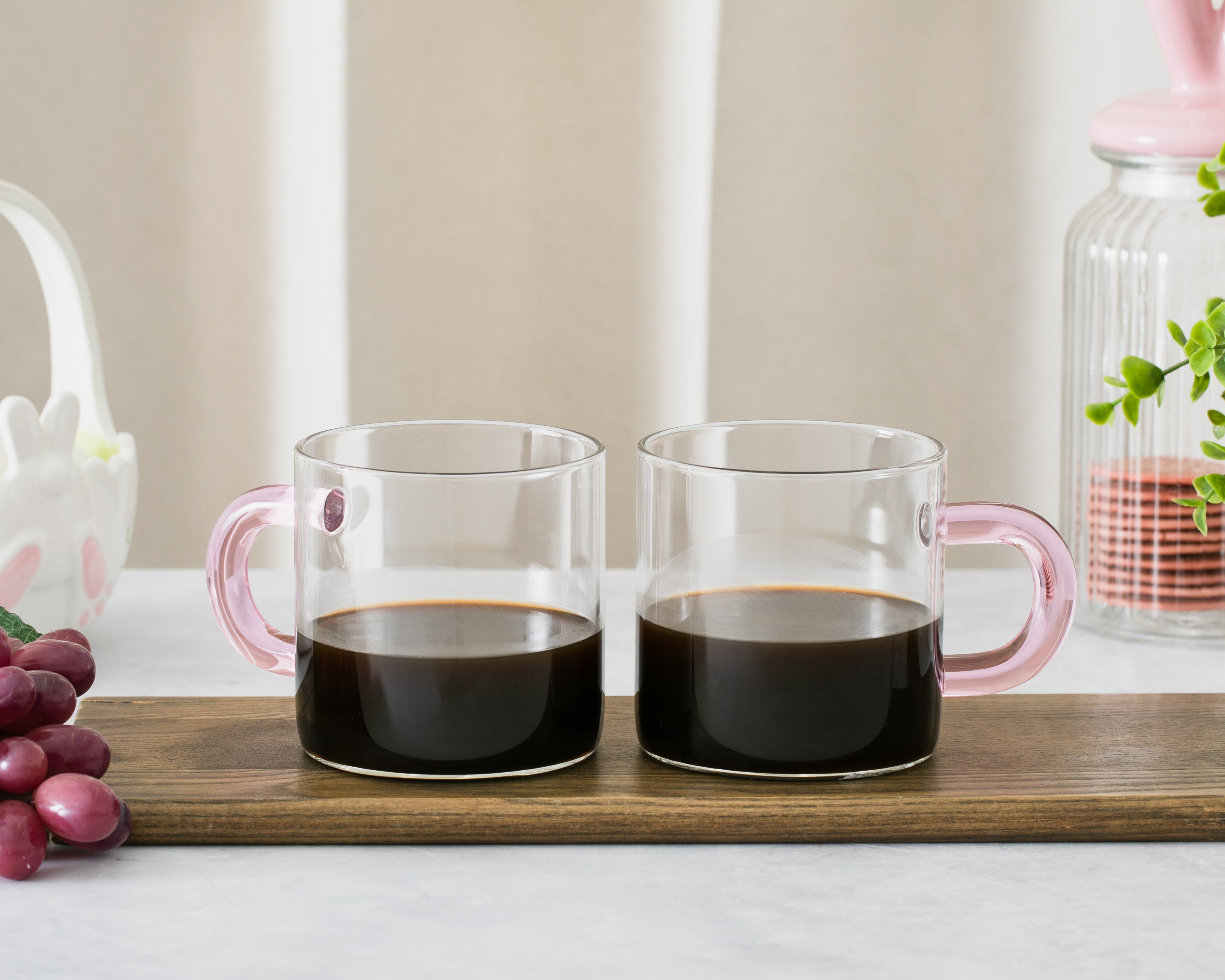 Foto 4 | Foto 4 | Taza de Vidrio Starhaus 600 ml 2 Piezas