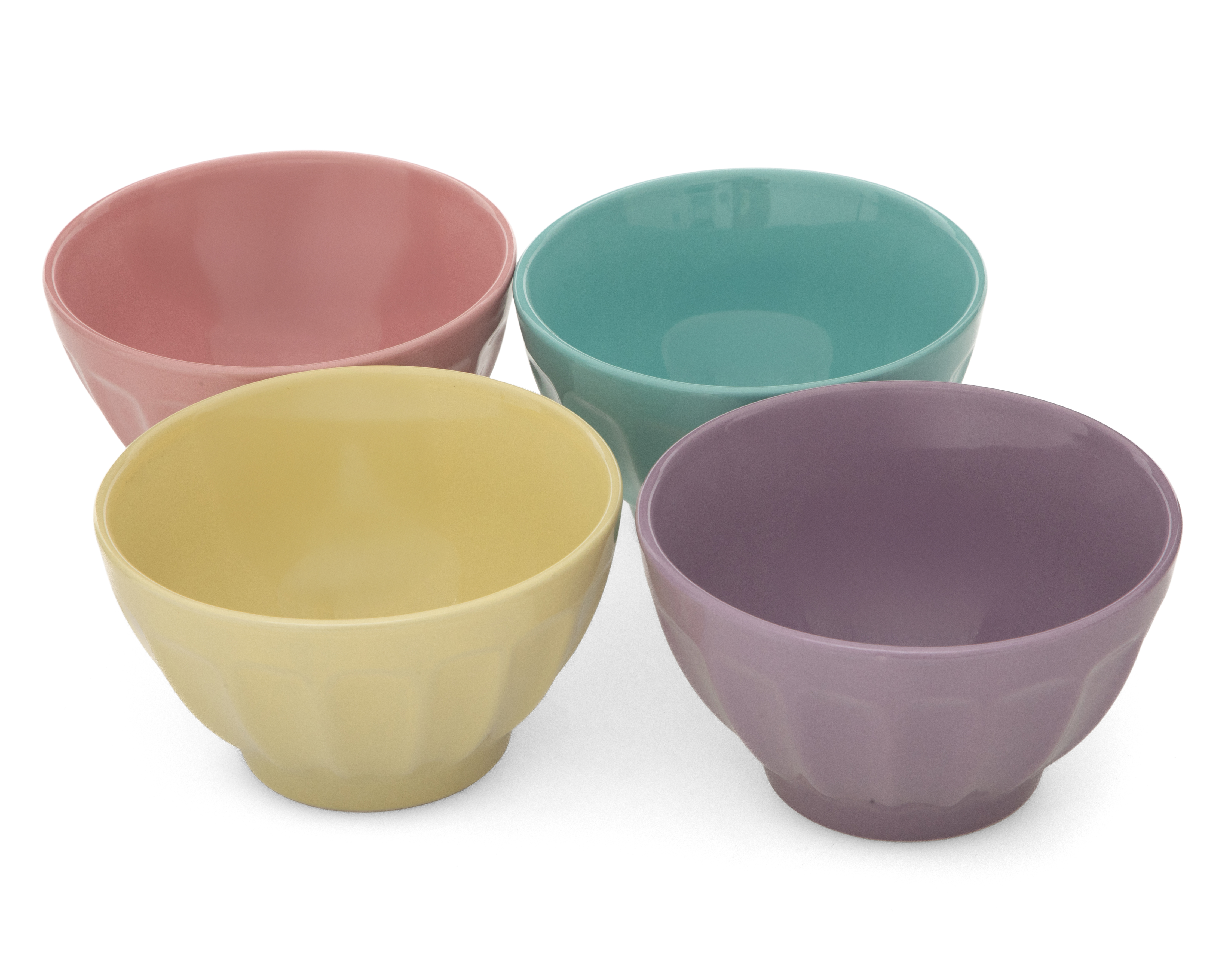 Bowl de Cerámica Multicolor 4 Piezas
