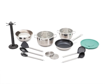 Foto 1 | Foto 1 | Batería de Cocina Jade Cook Deluxe de Acero Inoxidable 16 Piezas