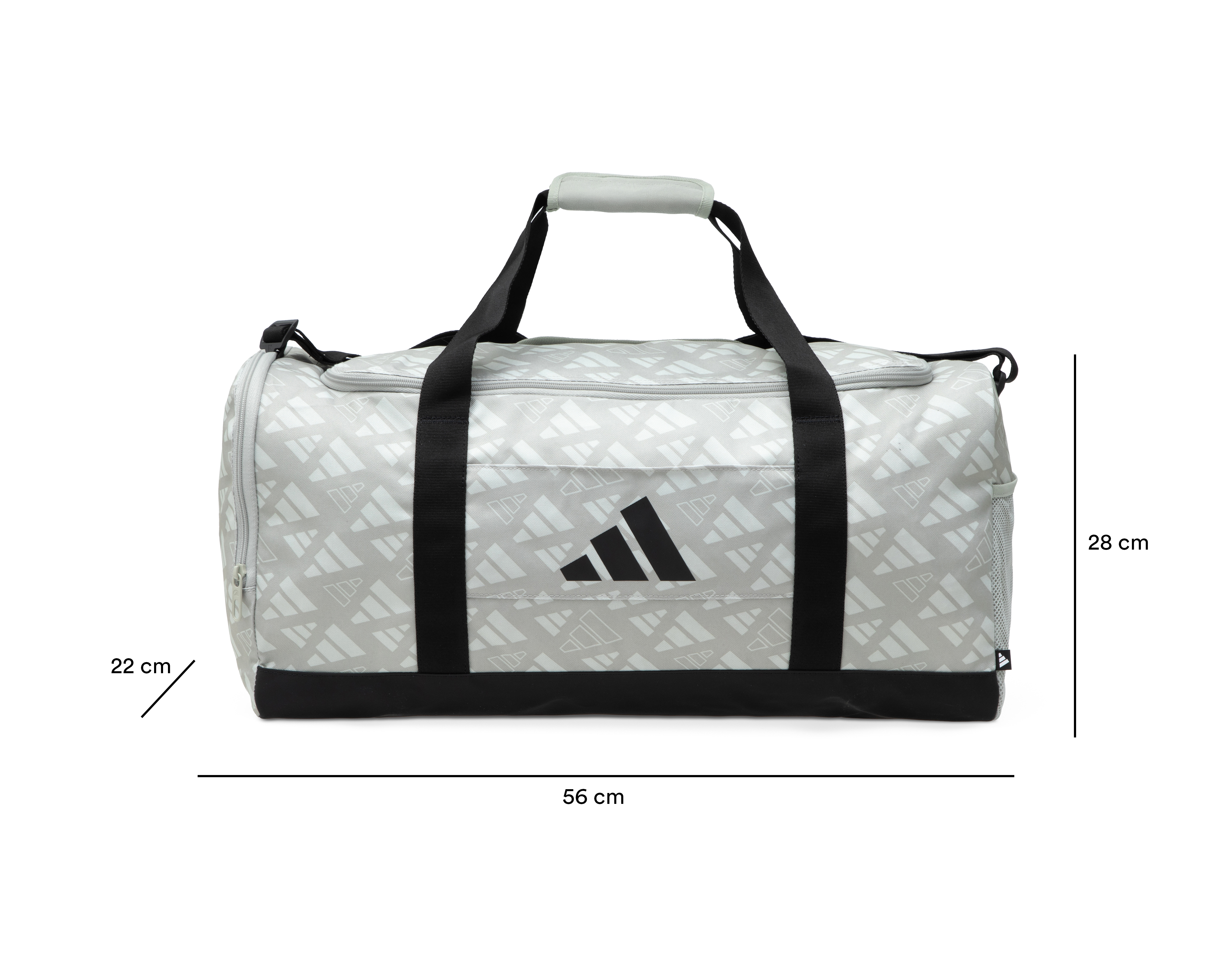 Foto 7 pulgar | Foto 6 | Bolsa Deportiva Adidas Duffel Gris