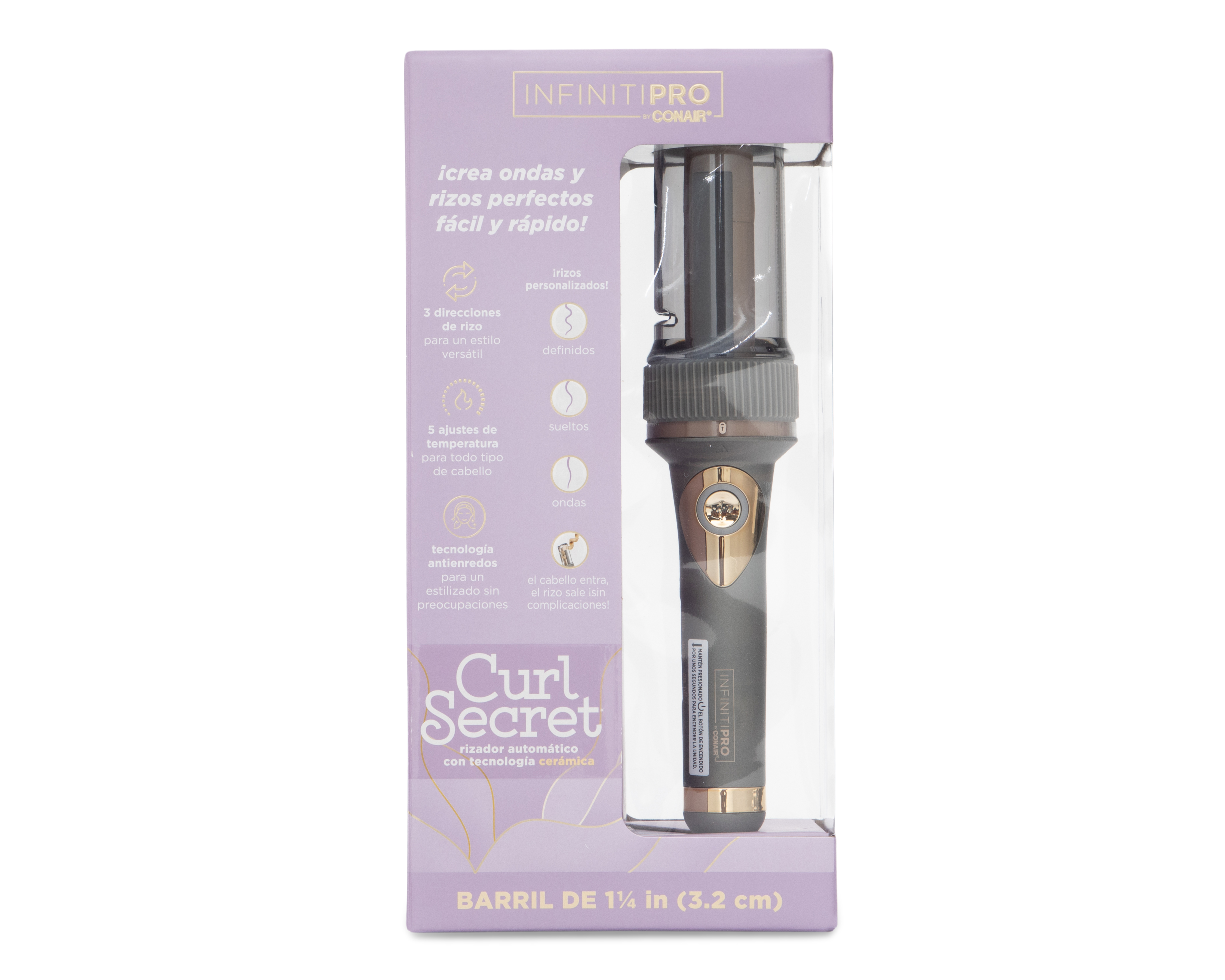 Foto 4 | Foto 4 | Rizador para Cabello InfinitiPro Conair Curl Secret de Cerámica