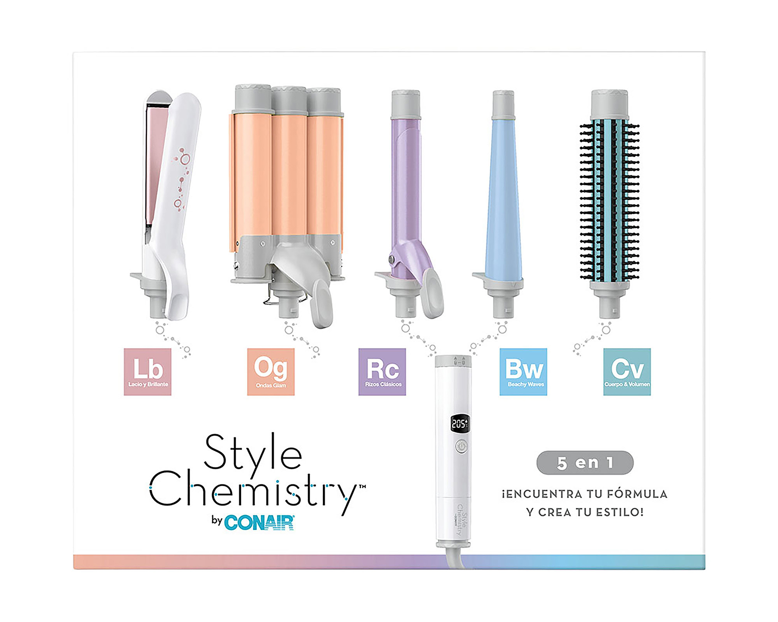 Foto 5 pulgar | Foto 4 | Multiestilizador 5 en 1 Style Chemistry by Conair