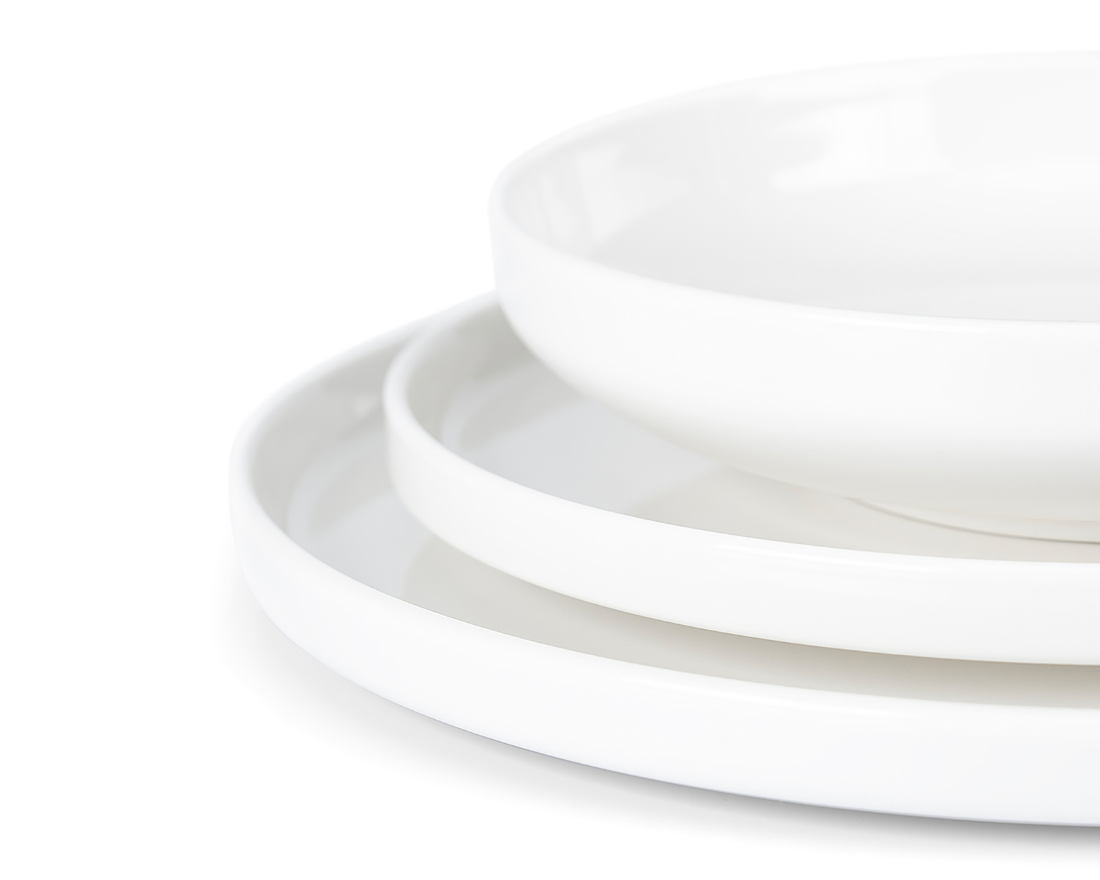 Foto 5 | Foto 5 | Vajilla de Porcelana Blanca para 4 Personas 12 Piezas