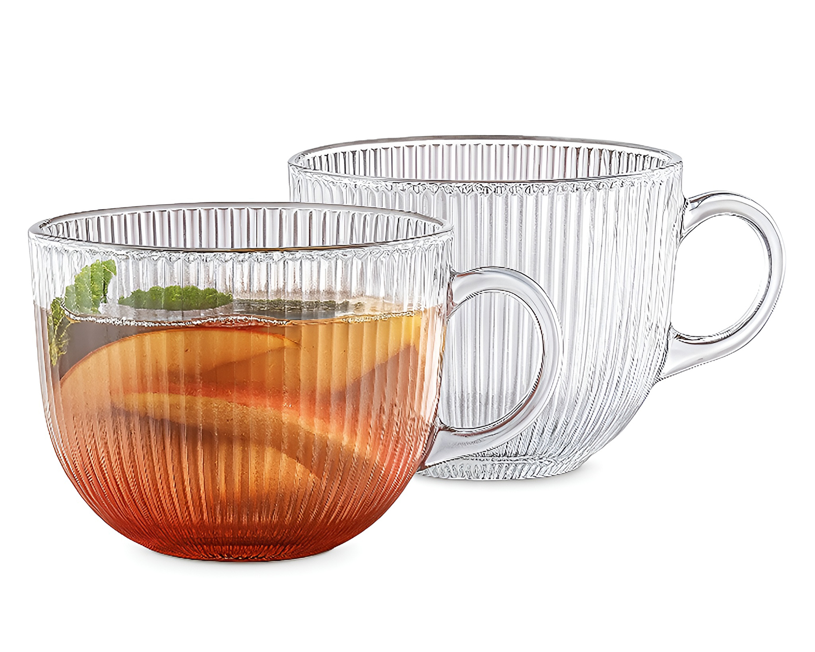Foto 3 | Foto 3 | Taza de Vidrio Vittori 460 ml 2 Piezas