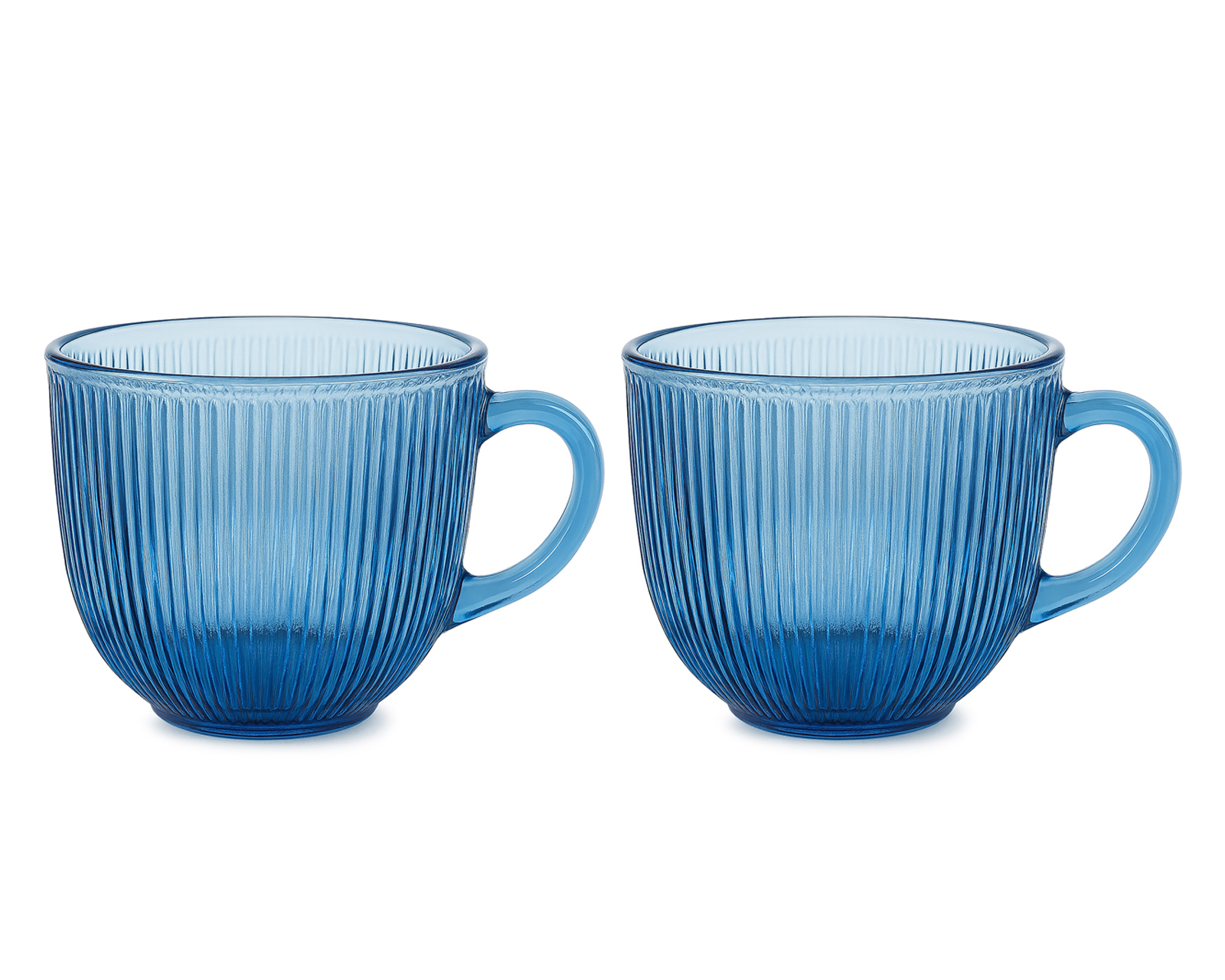 Taza de Vidrio Vittori 460 ml 2 Piezas