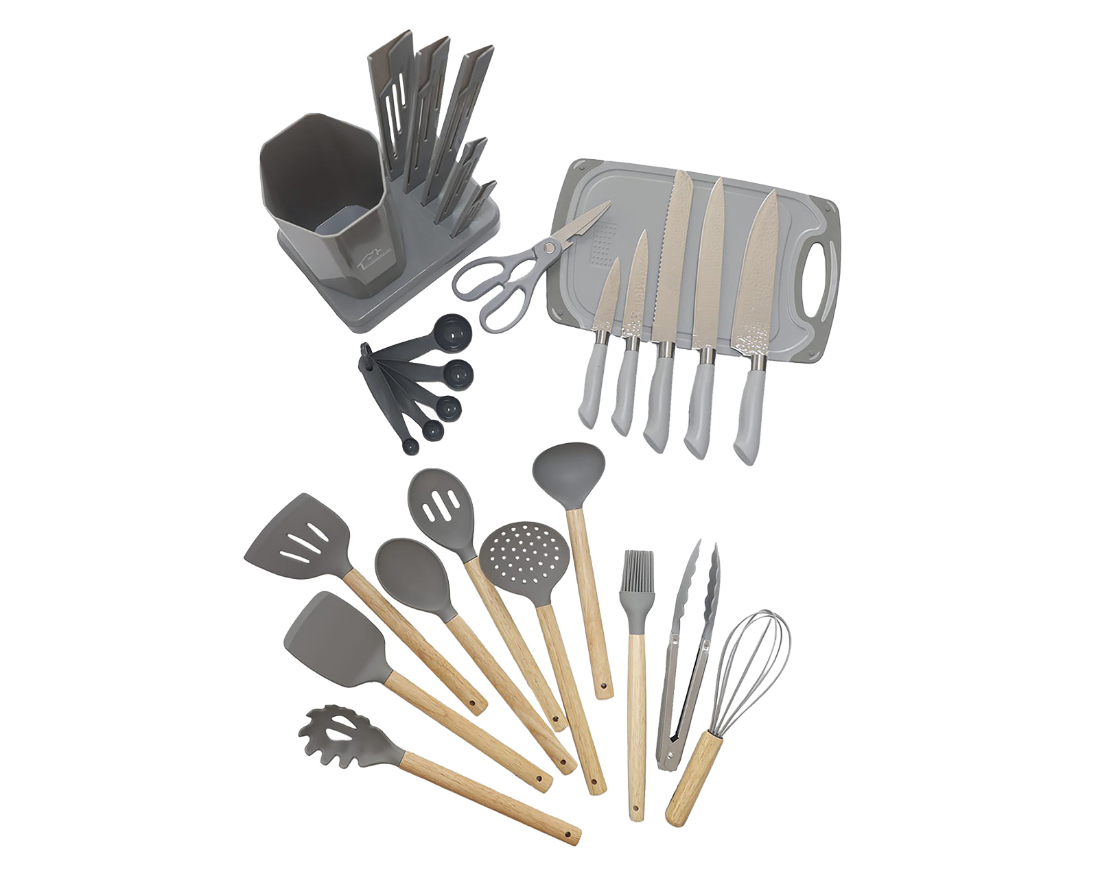 Juego de Utensilios de Cocina Record de Silicón 19 Piezas