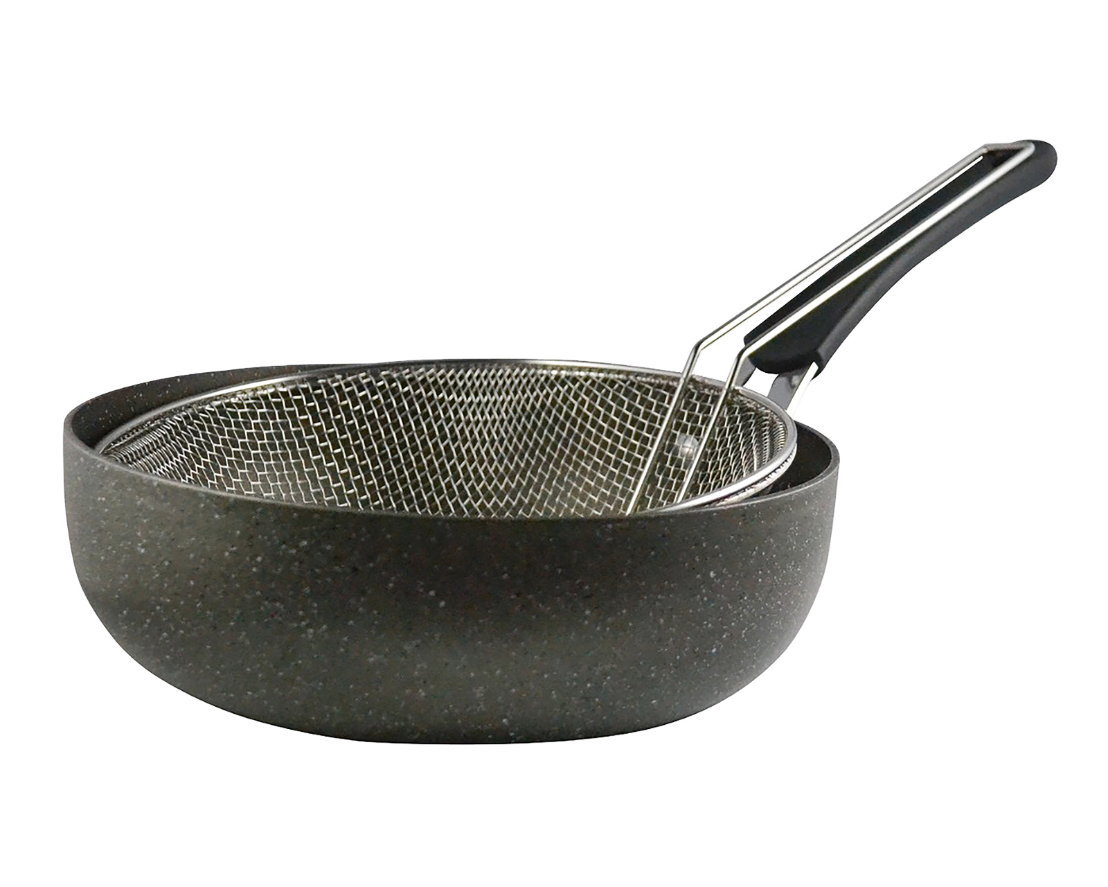 Sartén con Freidora Record de Aluminio Antiadherente 24 cm