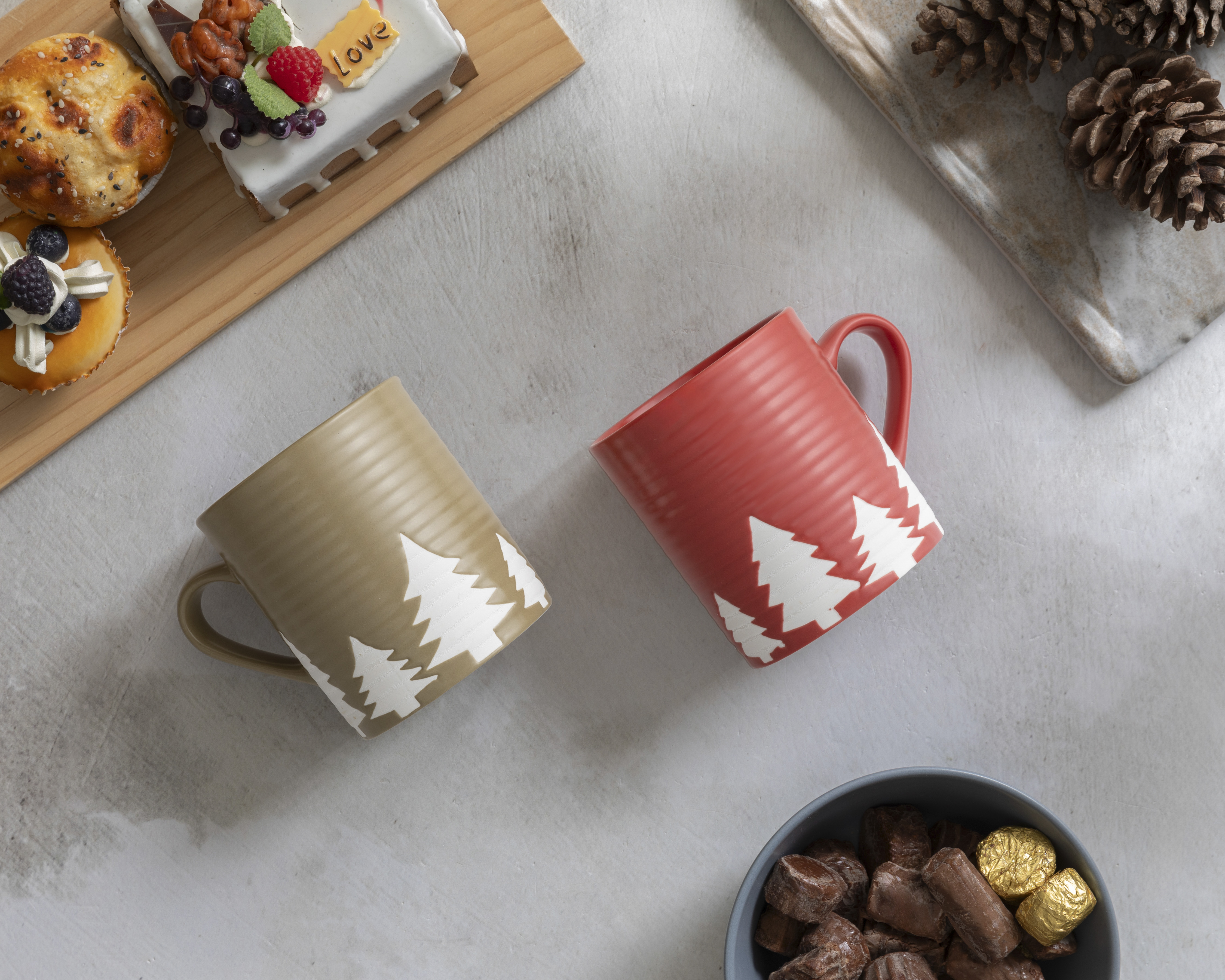 Foto 5 | Foto 5 | Taza de Porcelana Crown Baccara 460 ml 2 Piezas