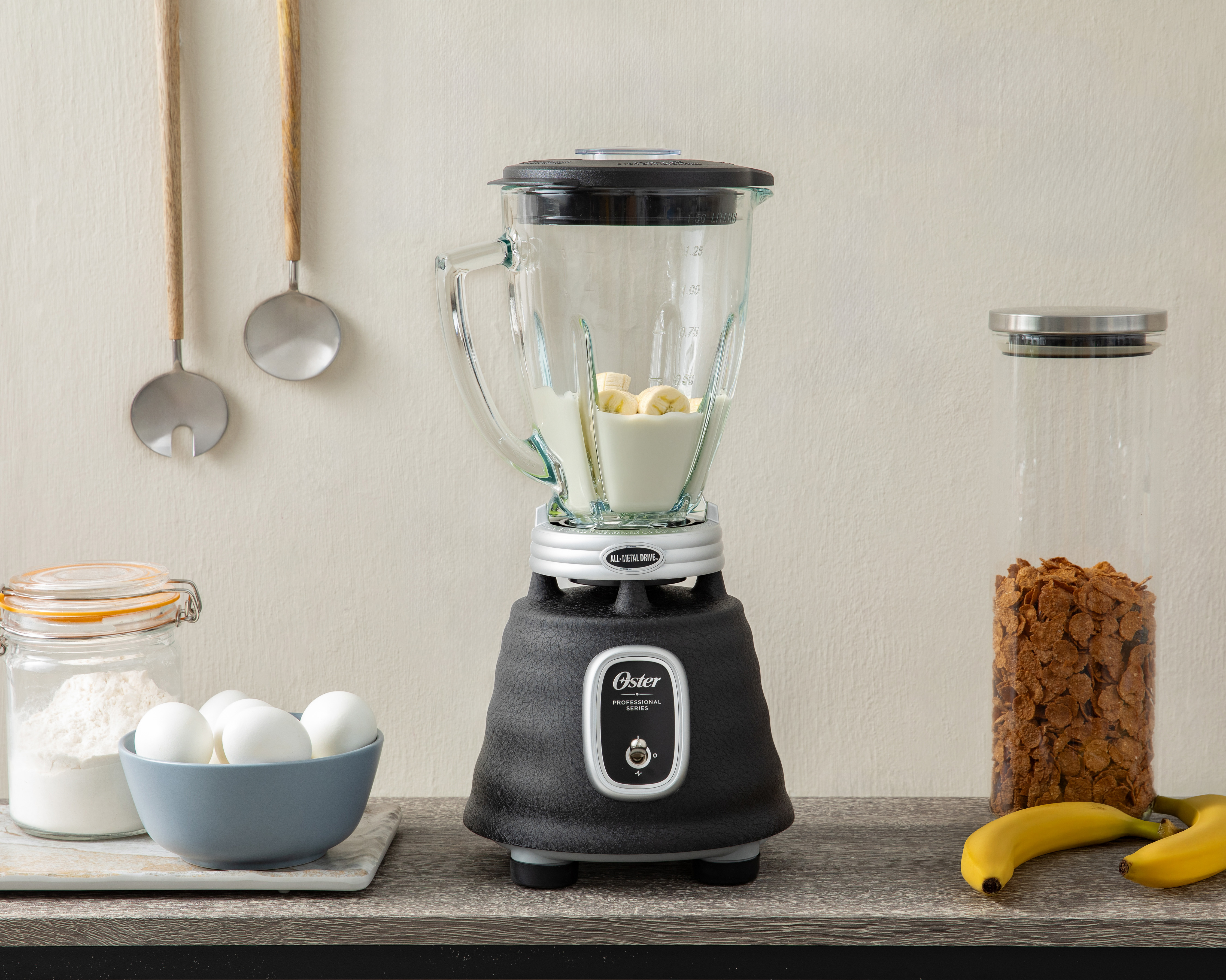 Licuadora Oster 3 Velocidades con Vaso de Vidrio