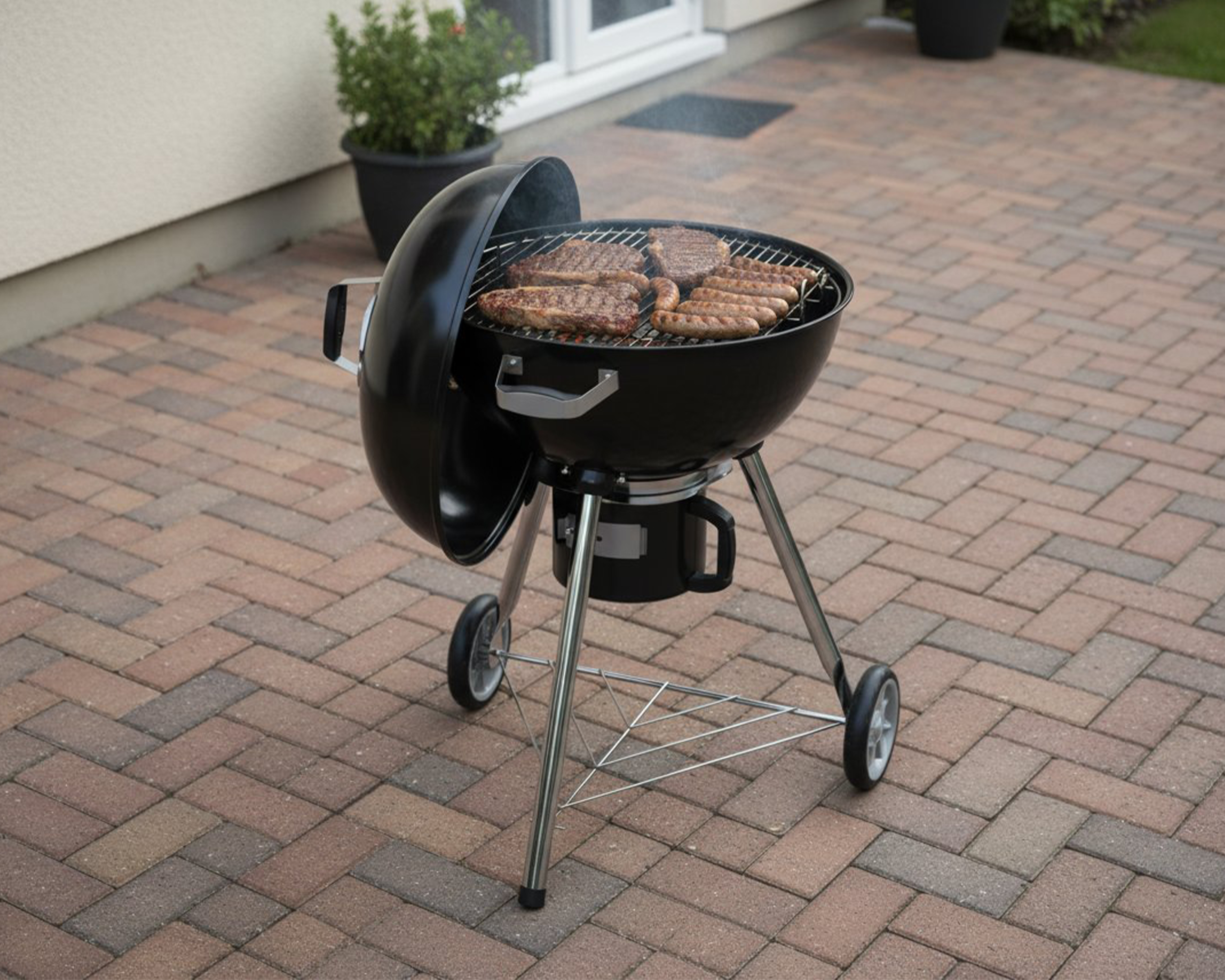 Foto 4 pulgar | Foto 3 | Asador de Carbón Congo BBQ Grill Trolley 22 Pulgadas