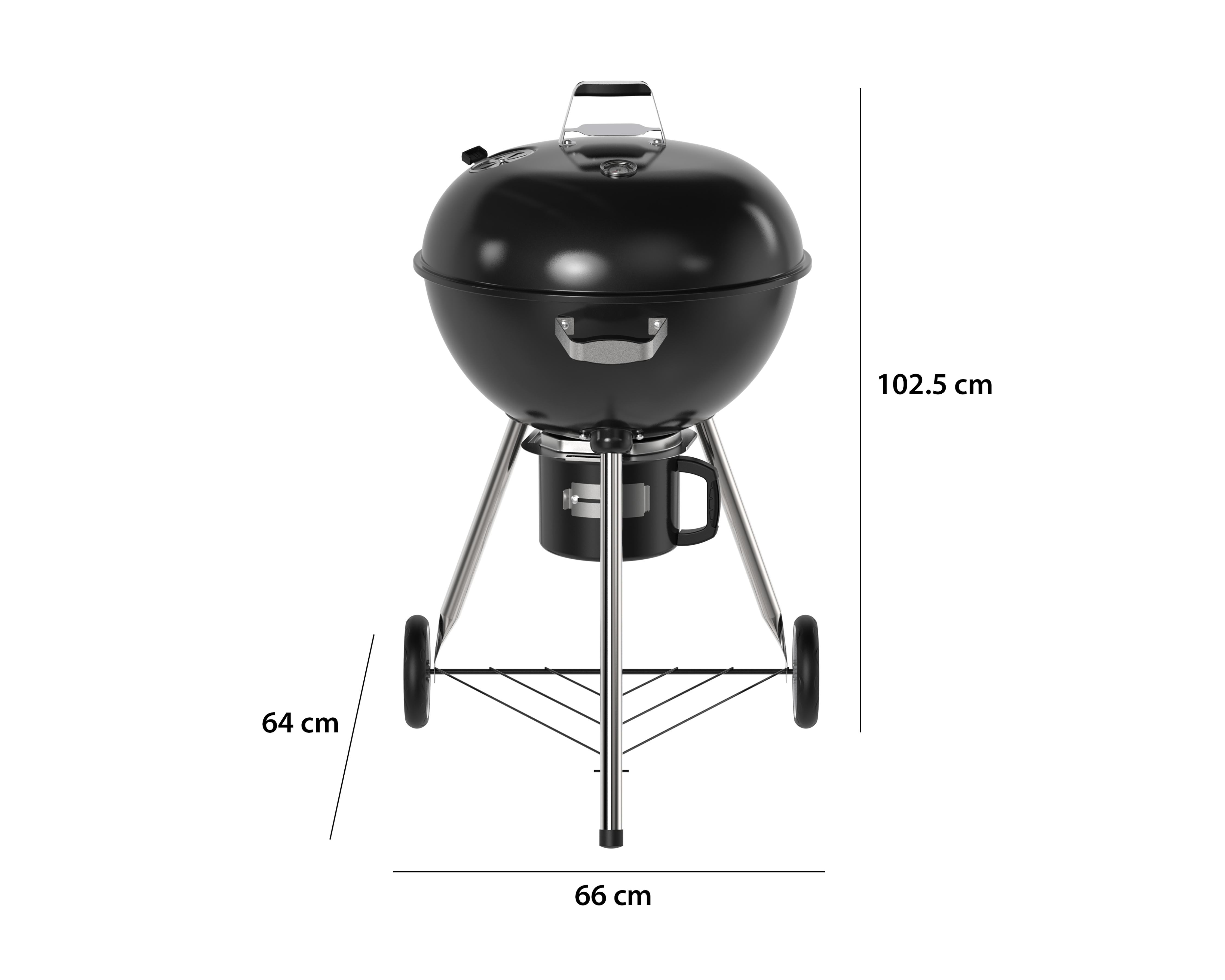 Foto 4 | Foto 4 | Asador de Carbón Congo BBQ Grill Trolley 22 Pulgadas