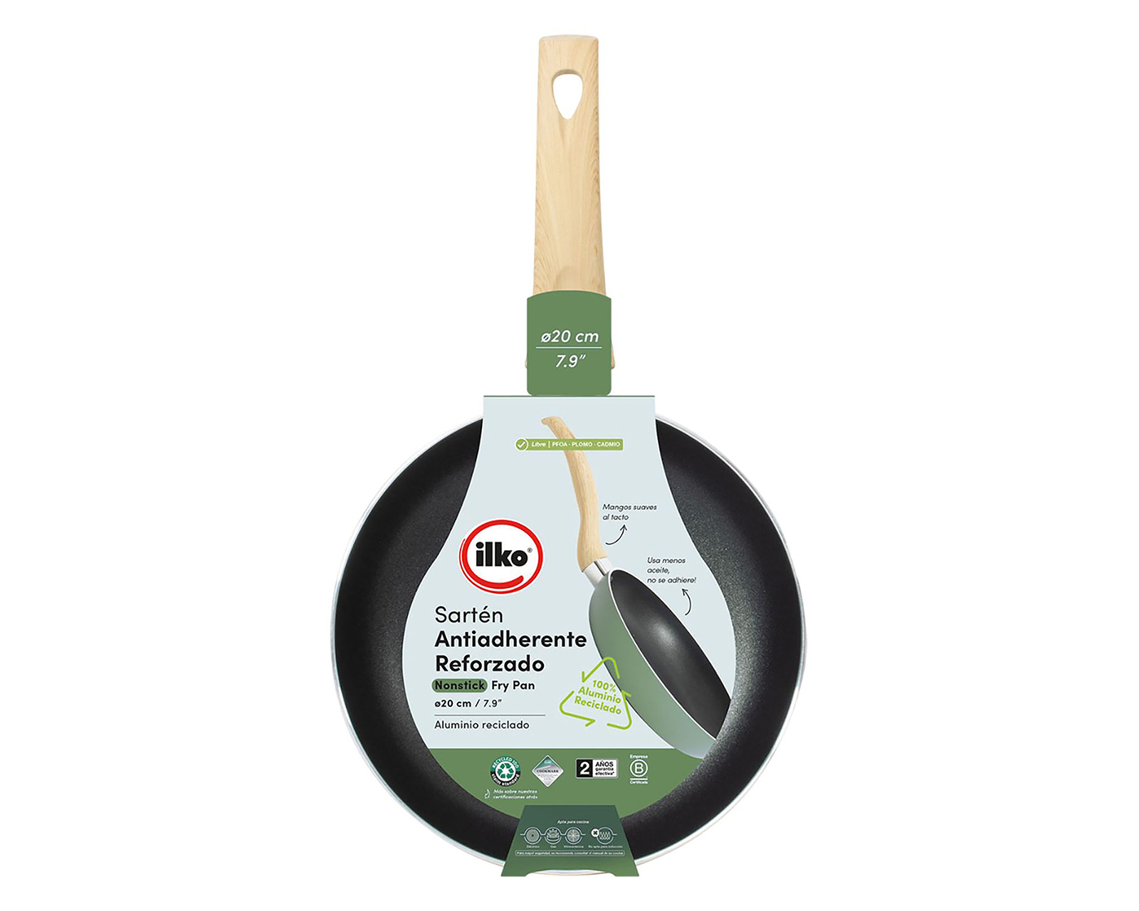 Sartén Ilko Sage de Aluminio Antiadherente 20 cm