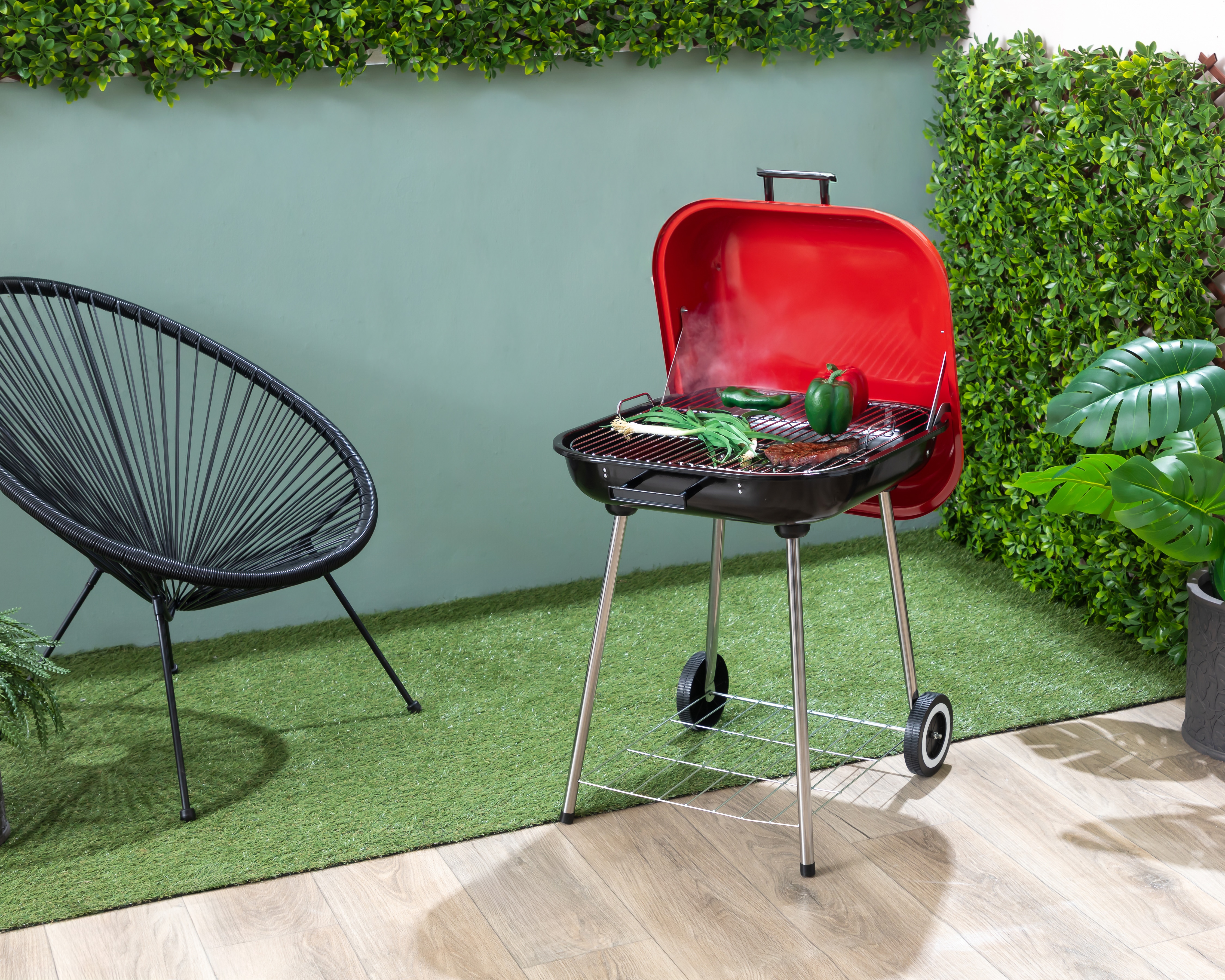 Asador de Carbón Congo BBQ Mac Grill 18 Pulgadas