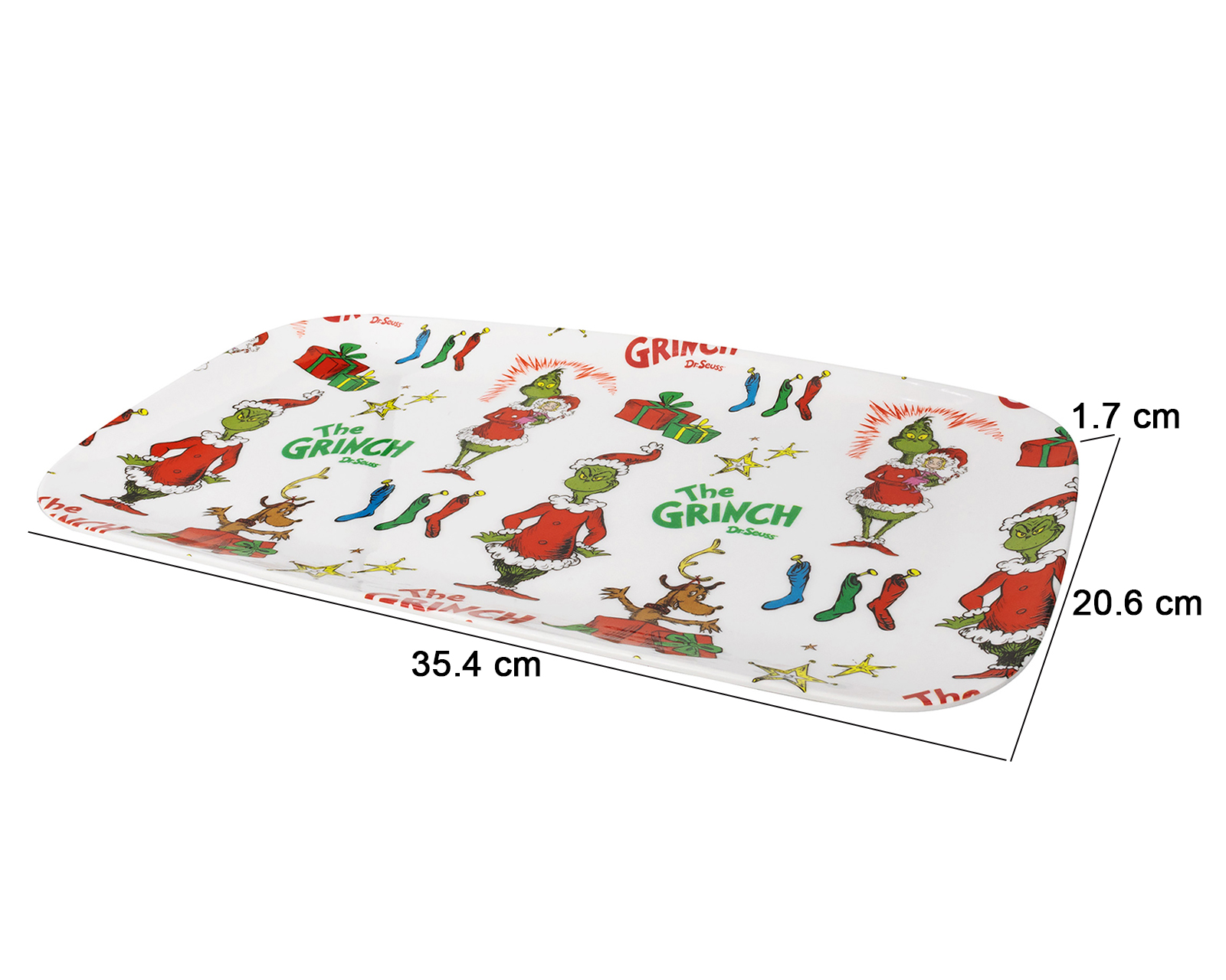Foto 5 | Foto 5 | Charola Decorativa Rectangular de Navidad Gift Grabber de Melamina