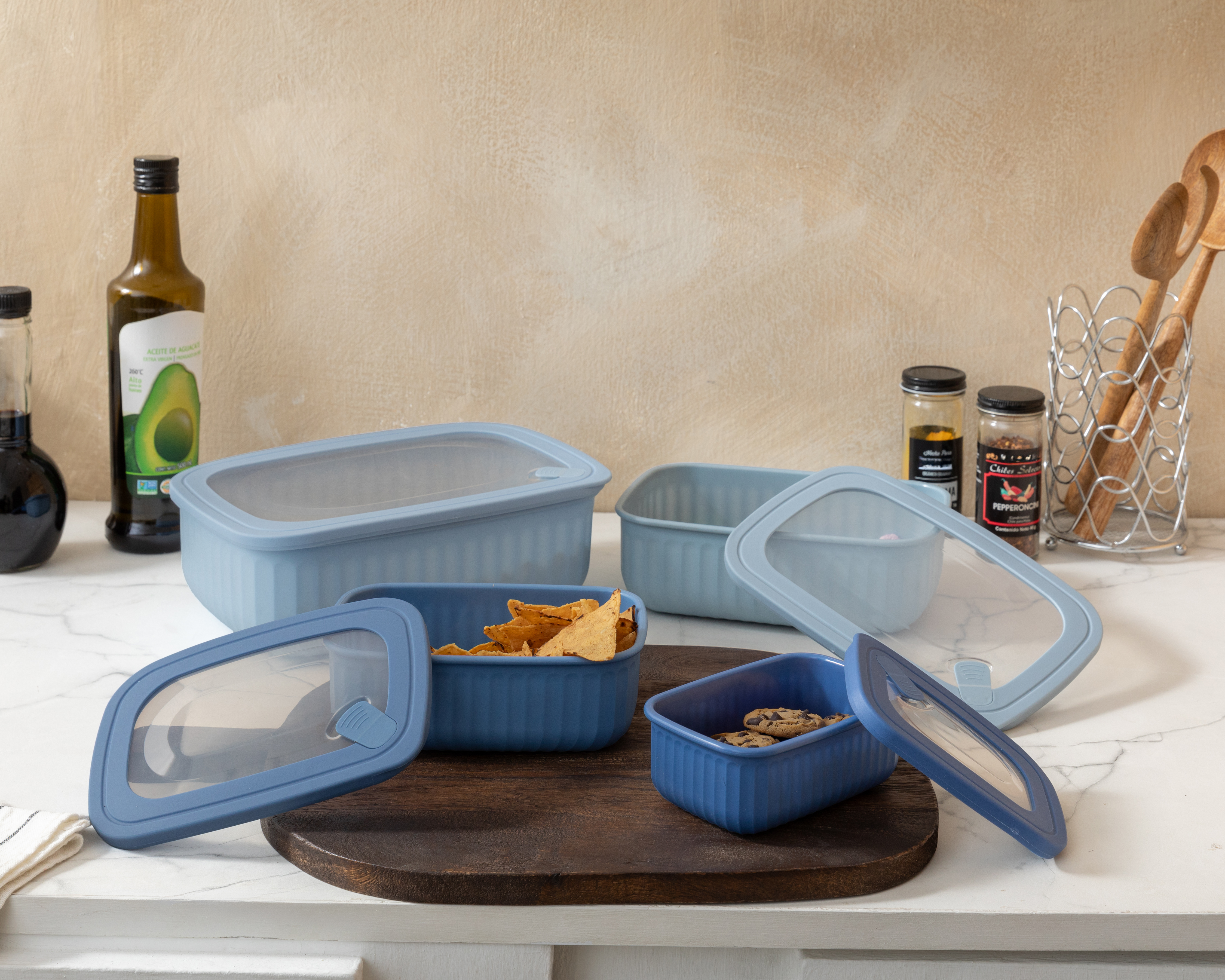 Foto 5 pulgar | Foto 4 | Contenedor de Plástico +Simple 4 Piezas